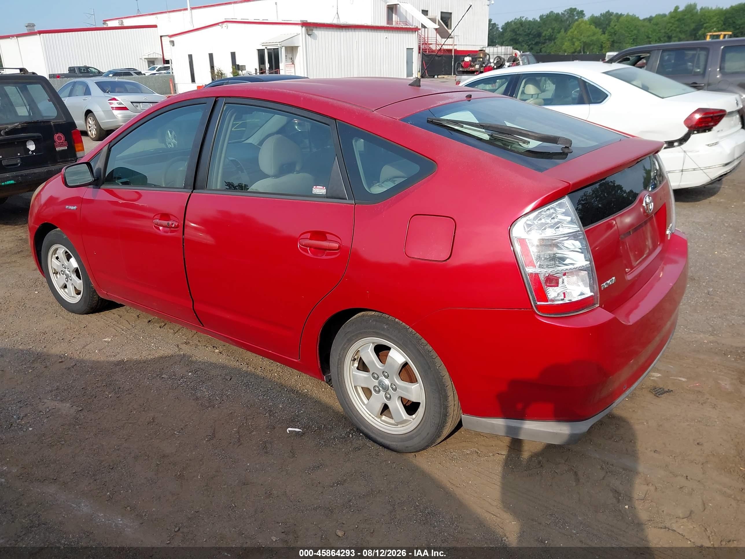 2008 Toyota Prius   Red vin: JTDKB20U383330338