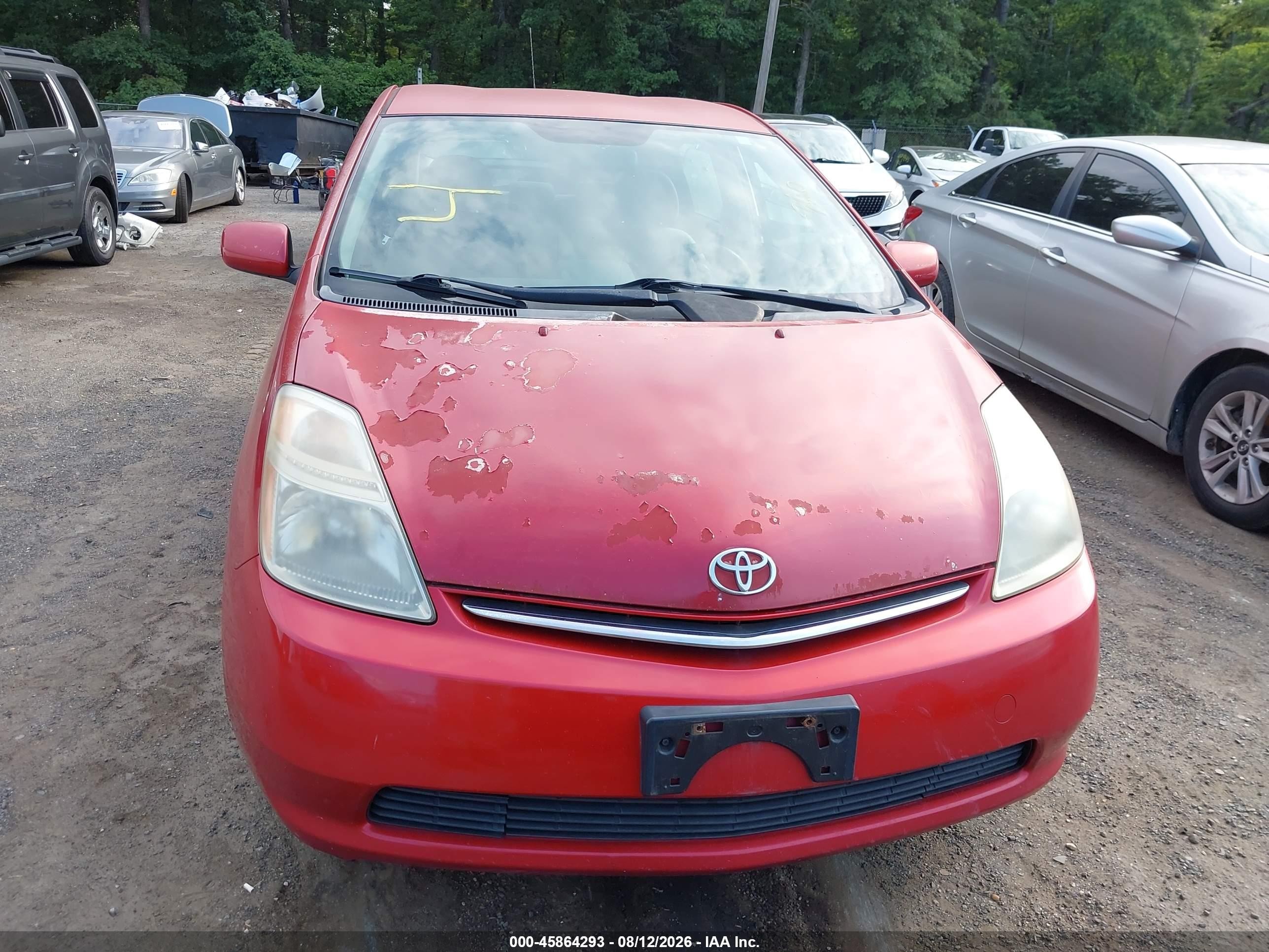 2008 Toyota Prius   Red vin: JTDKB20U383330338