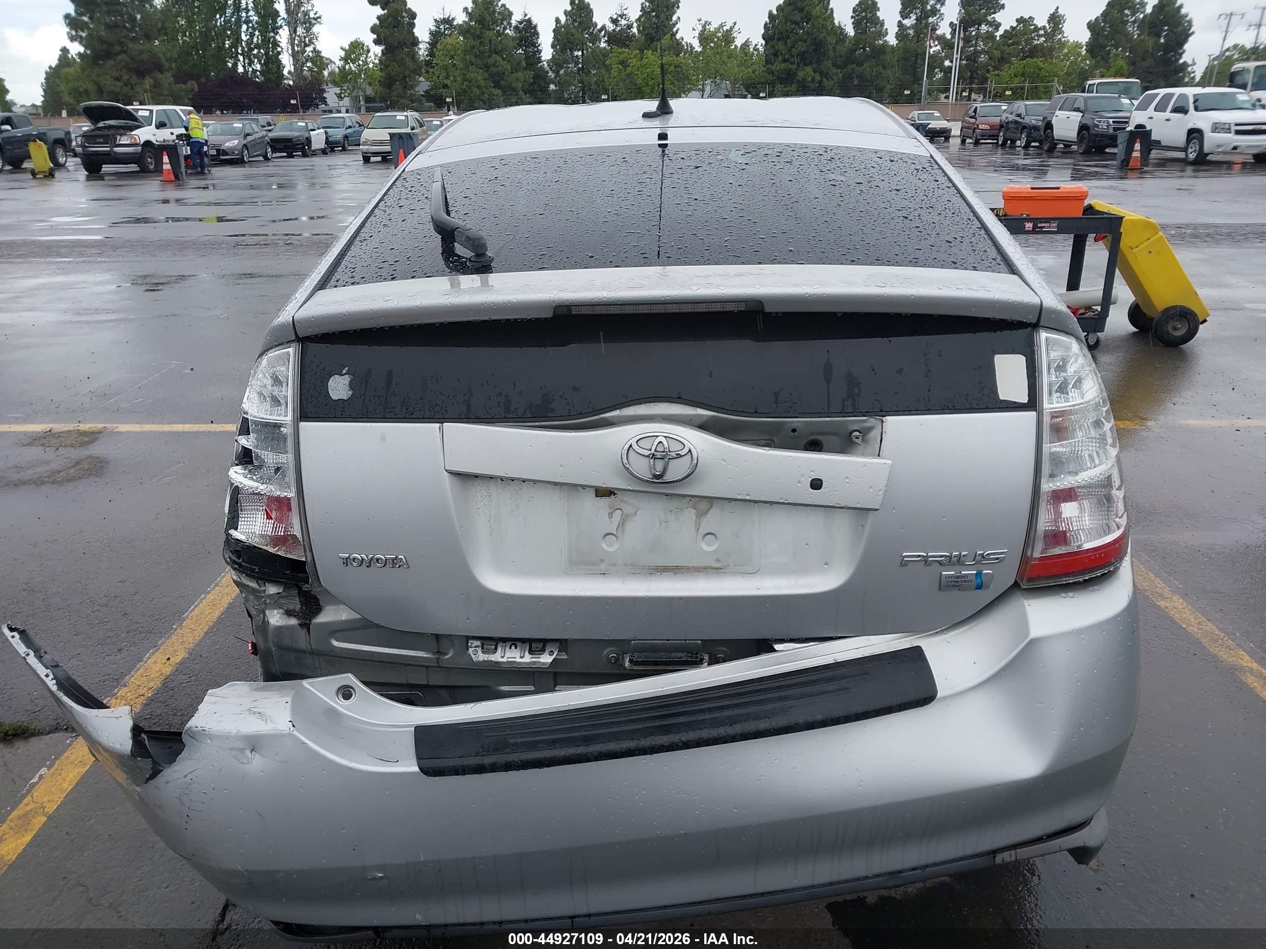 2008 Toyota Prius   Silver vin: JTDKB20U383335894