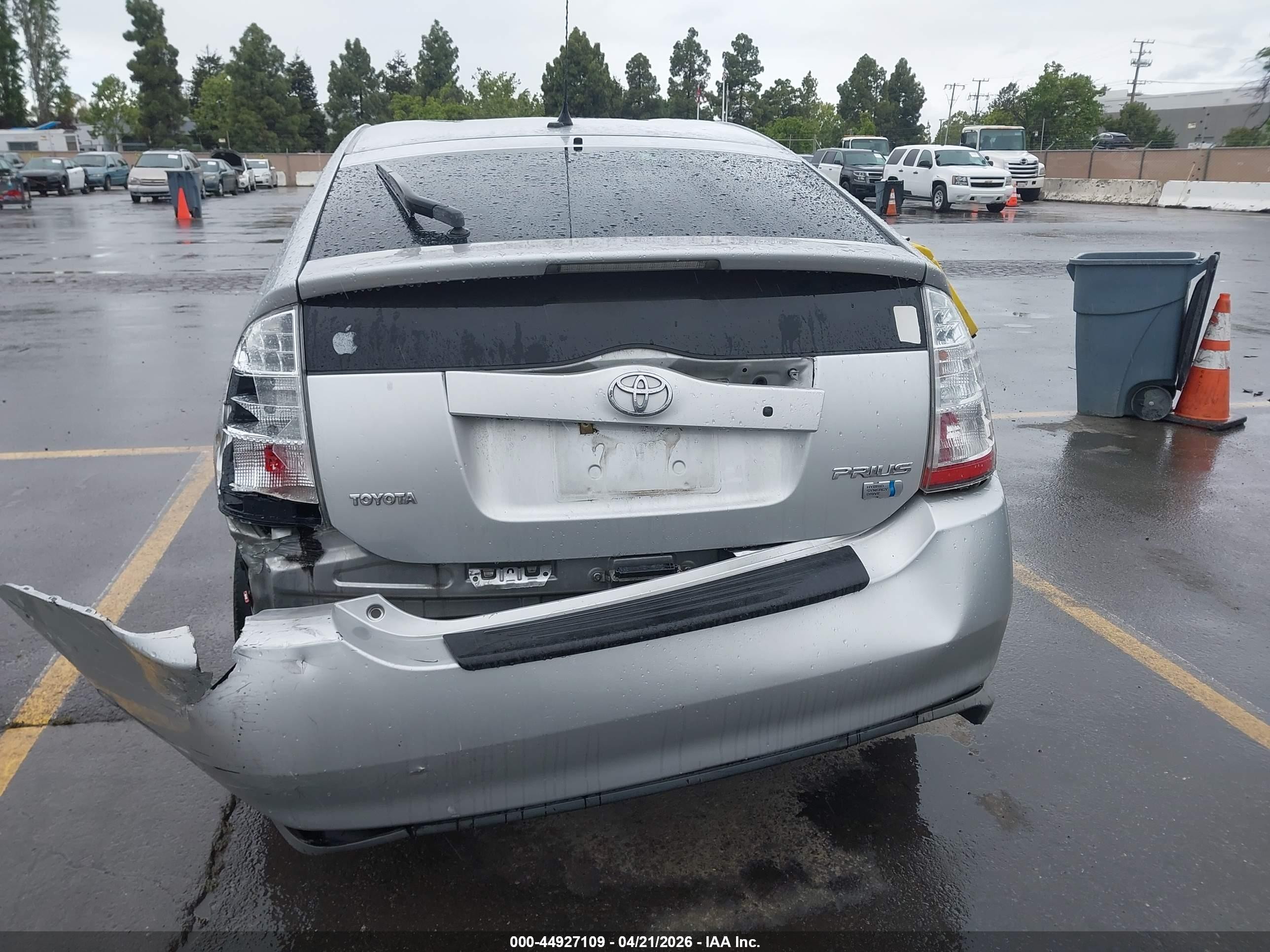 2008 Toyota Prius   Silver vin: JTDKB20U383335894