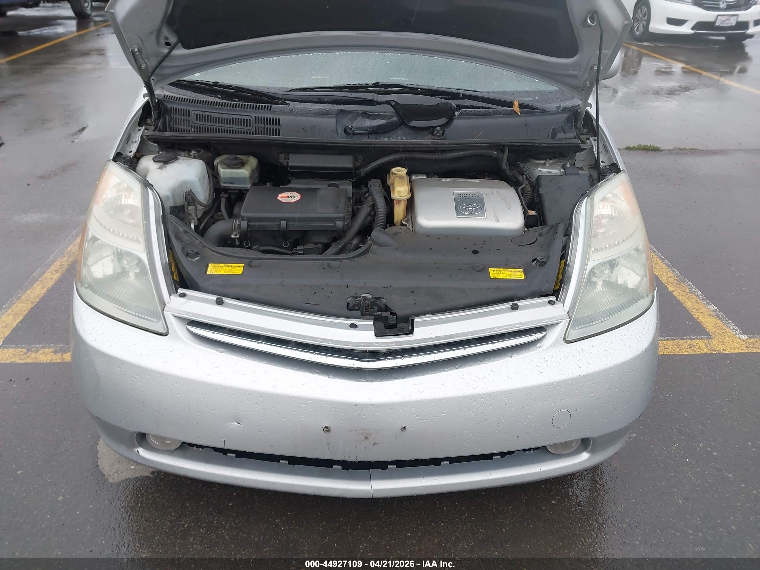 2008 Toyota Prius   Silver vin: JTDKB20U383335894