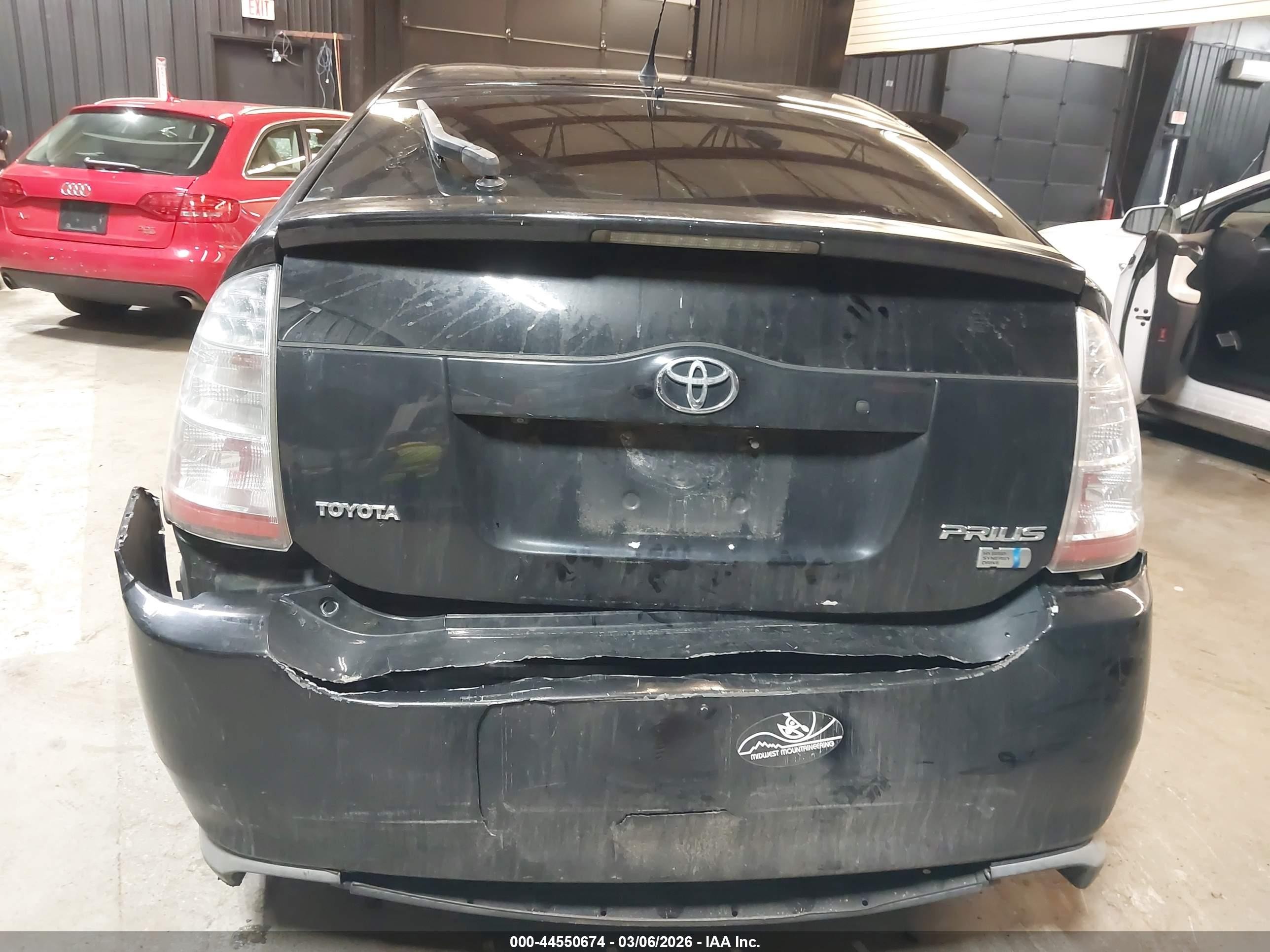 2008 Toyota Prius   Black vin: JTDKB20U383336785