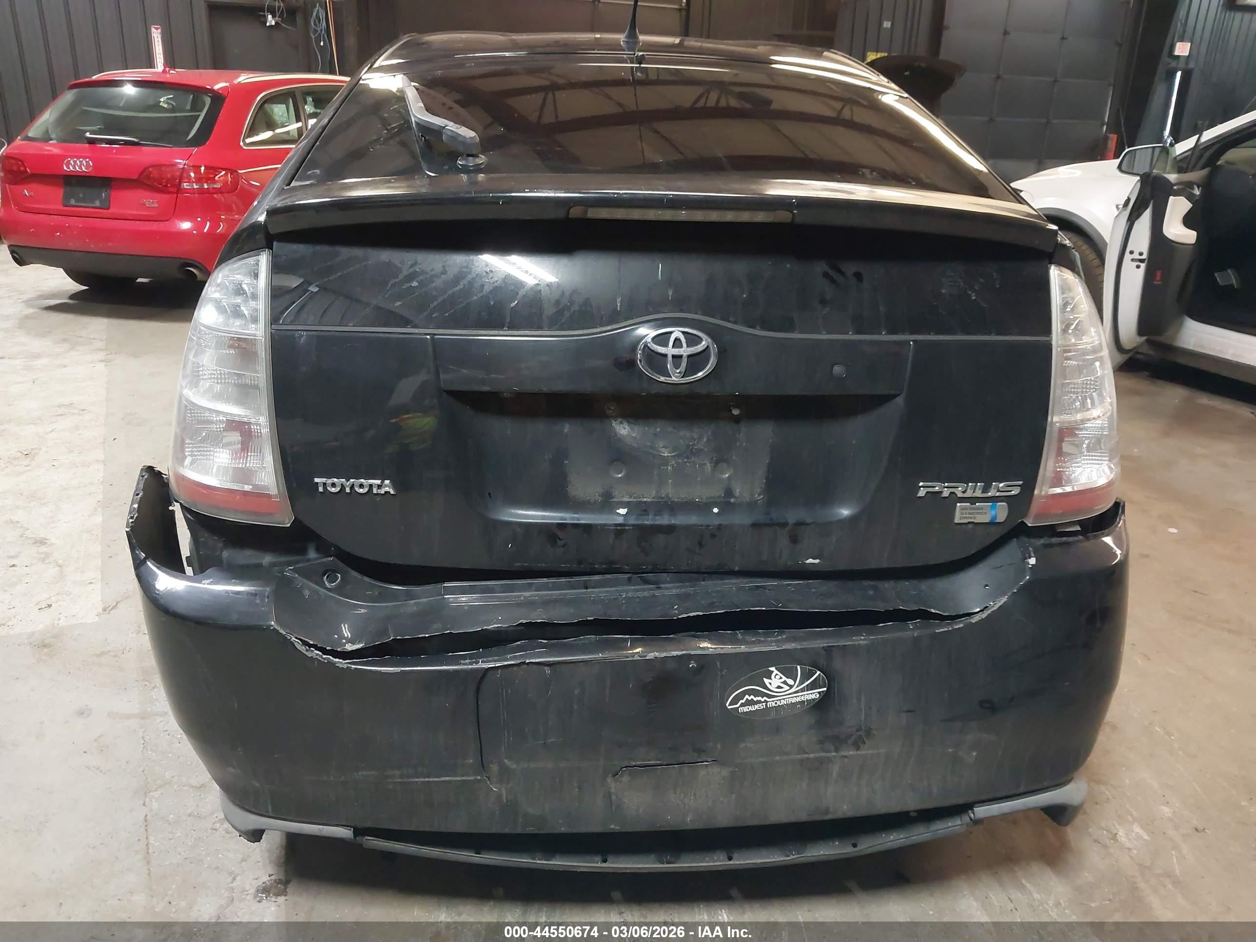 2008 Toyota Prius   Black vin: JTDKB20U383336785