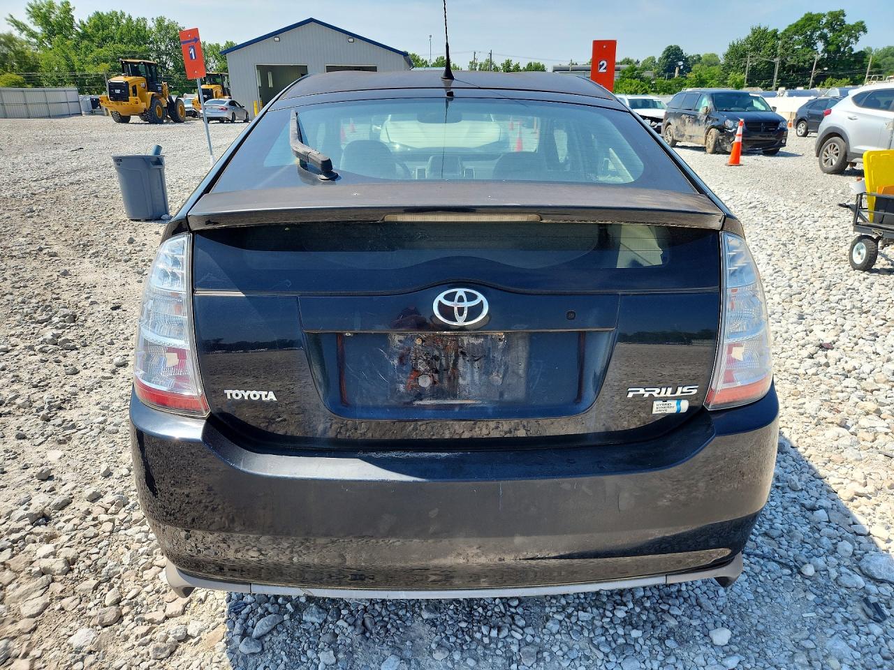 2008 Toyota Prius Touring Black vin: JTDKB20U383337497