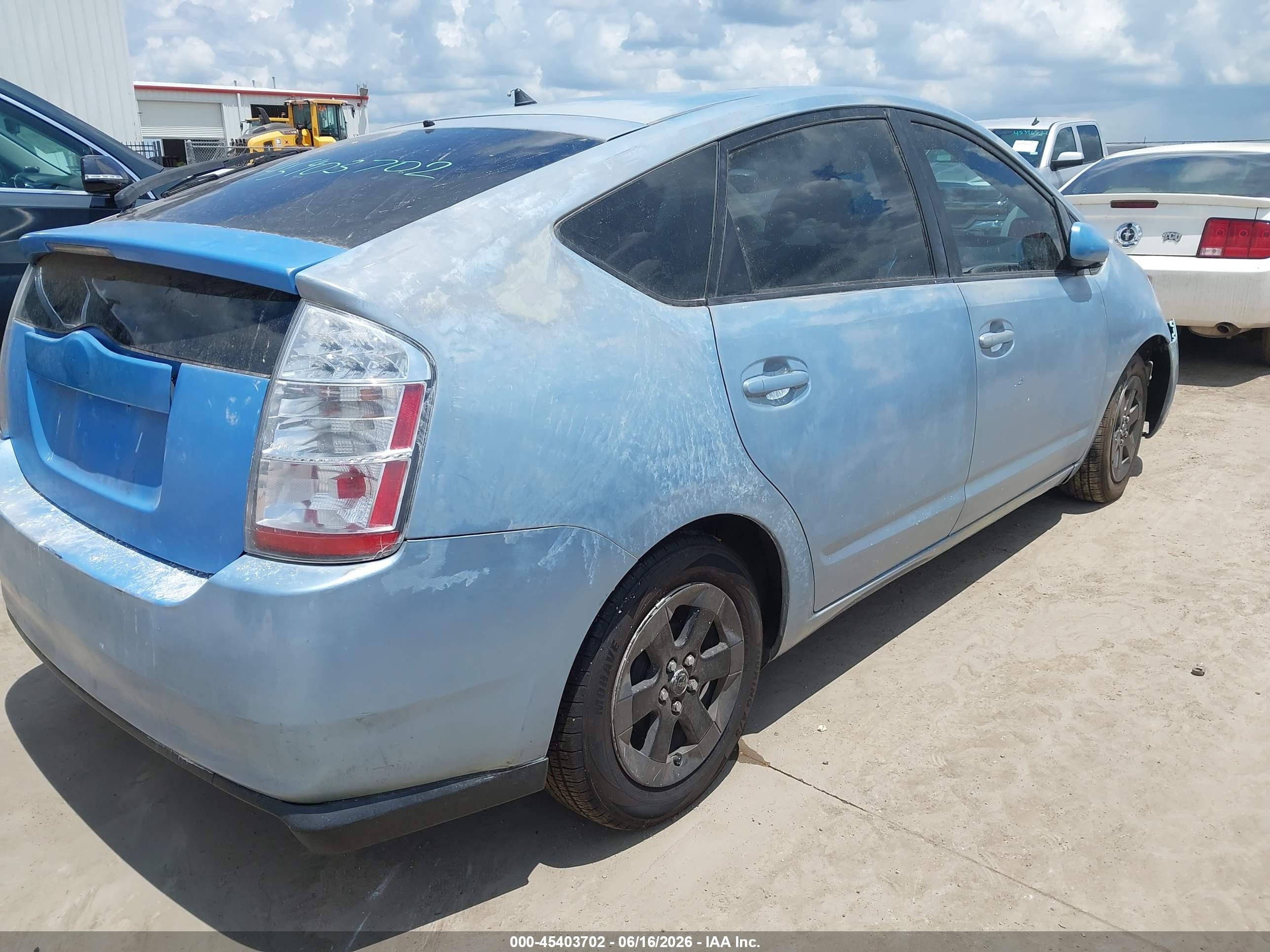 2008 Toyota Prius   Light Blue vin: JTDKB20U383338049