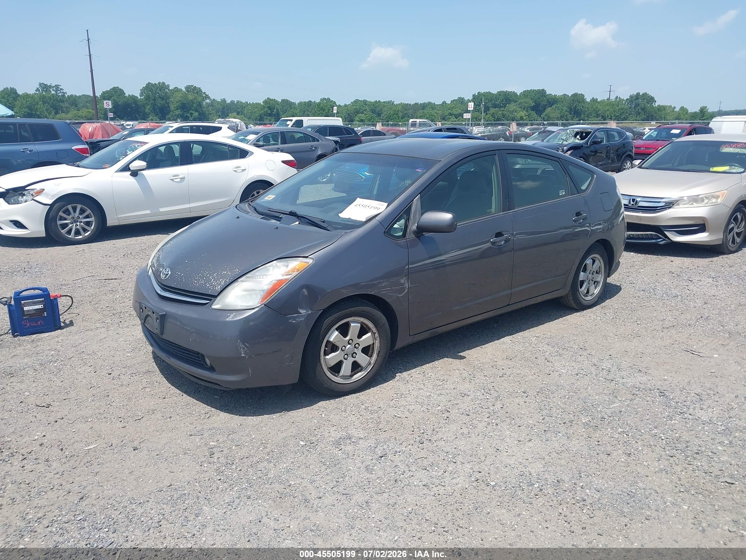 2008 Toyota Prius   Gray vin: JTDKB20U383349164