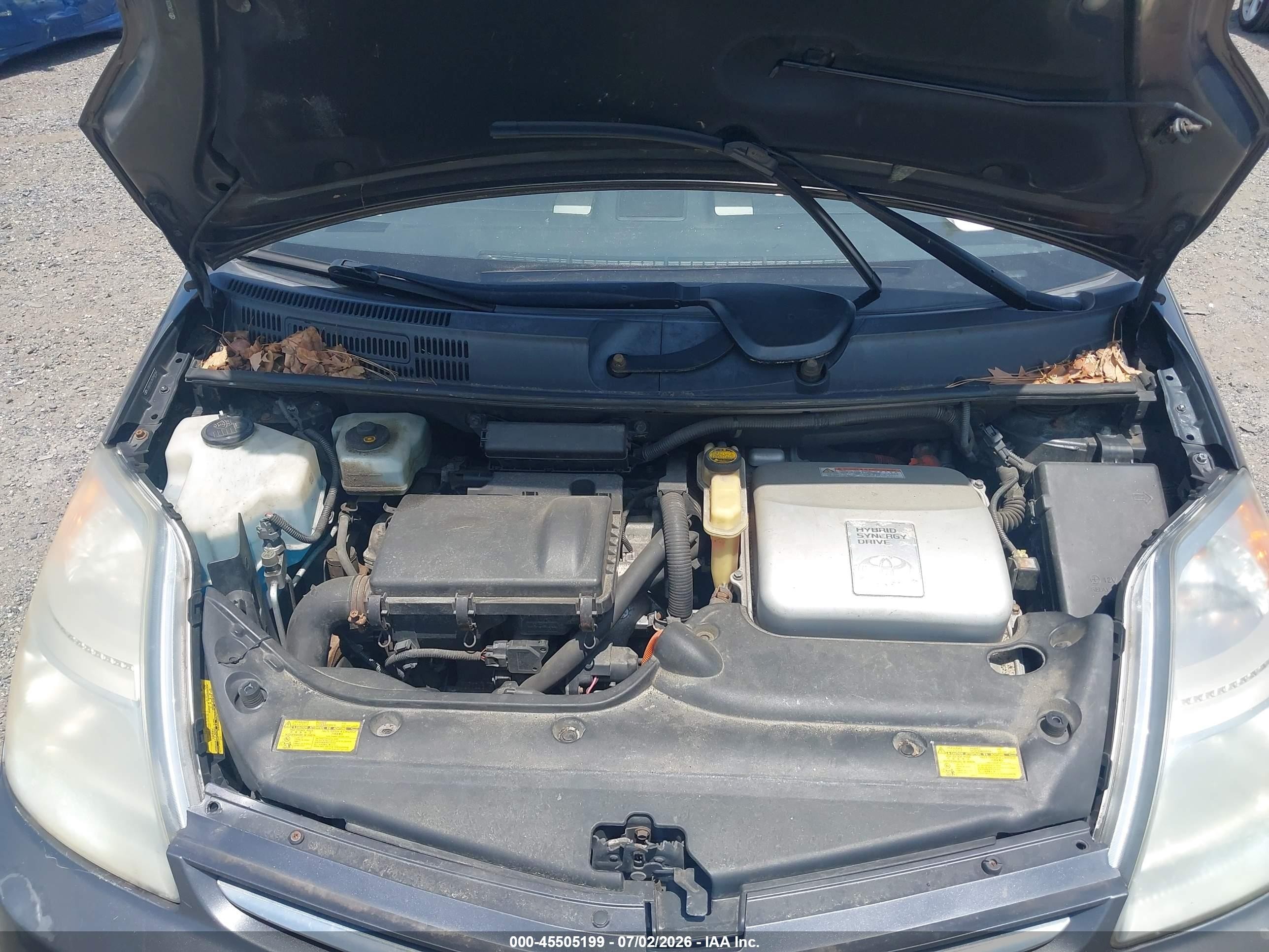 2008 Toyota Prius   Gray vin: JTDKB20U383349164