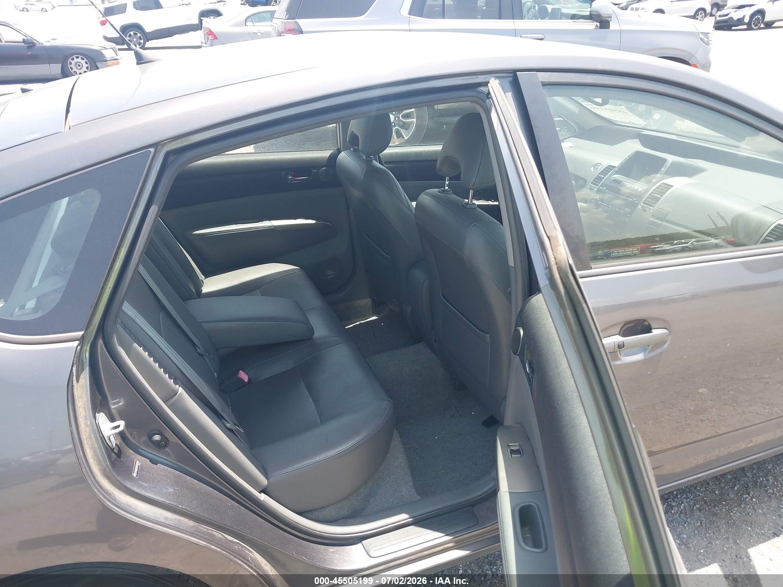 2008 Toyota Prius   Gray vin: JTDKB20U383349164