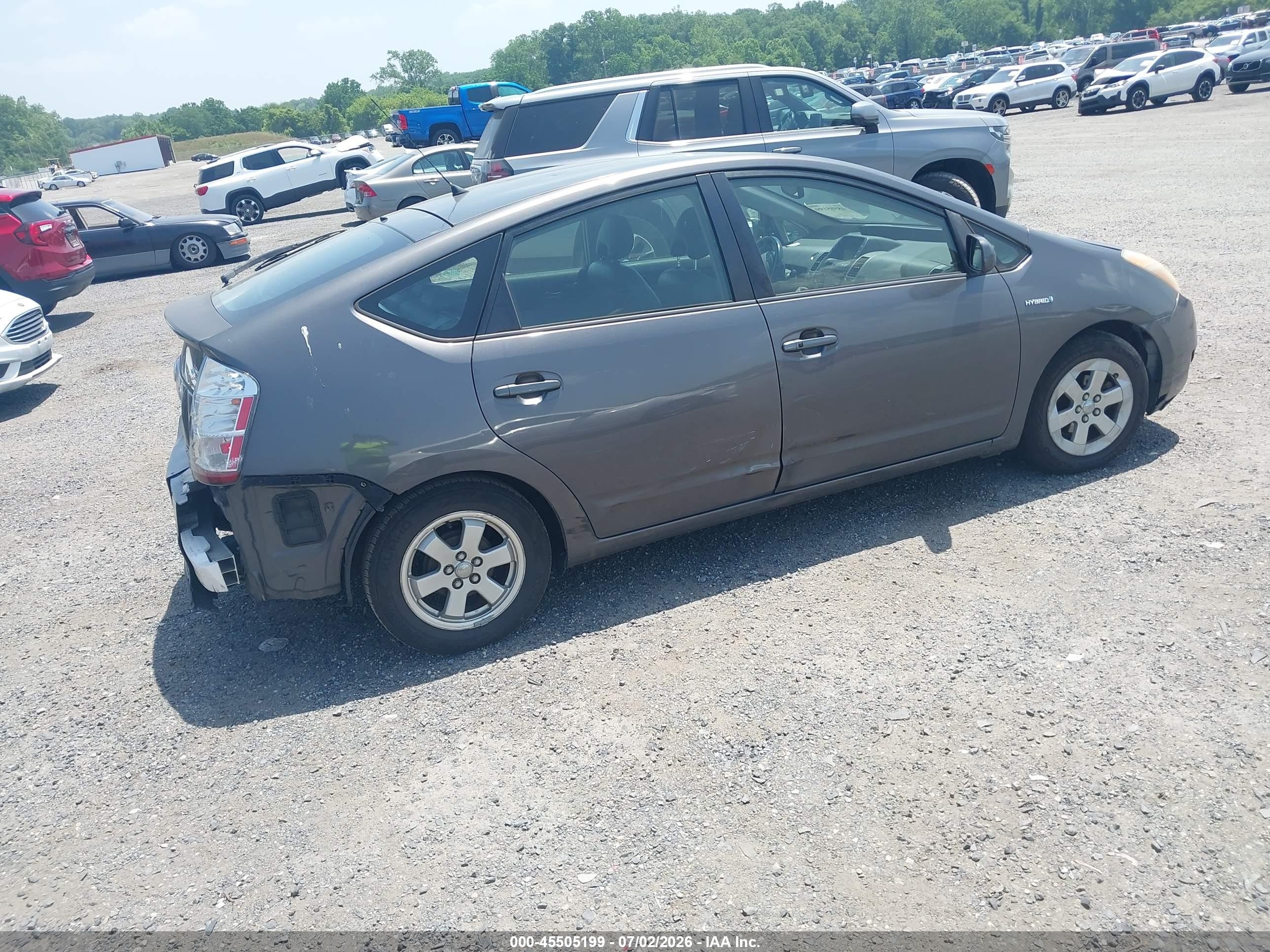 2008 Toyota Prius   Gray vin: JTDKB20U383349164