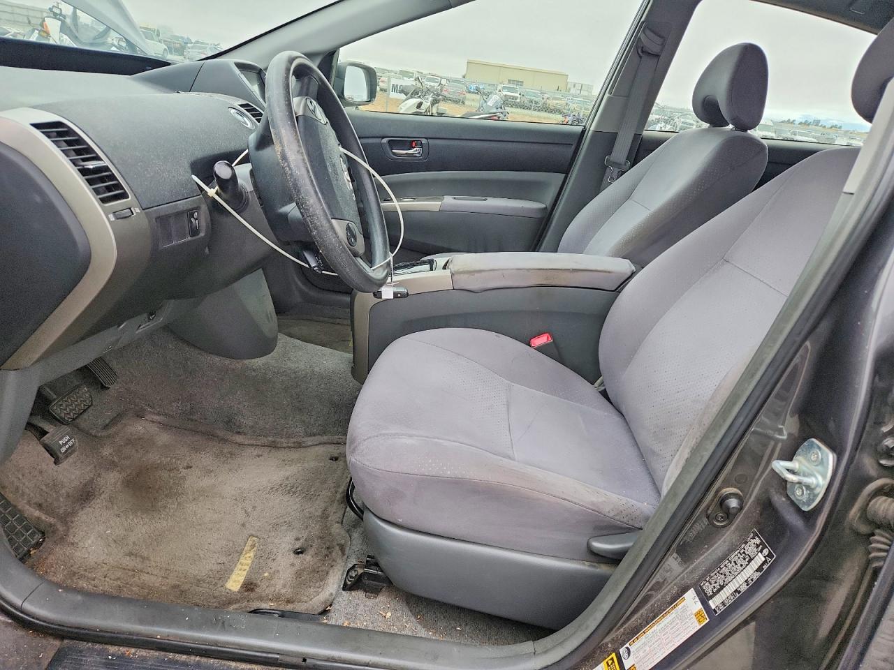 2008 Toyota Prius Base Gray vin: JTDKB20U383354879