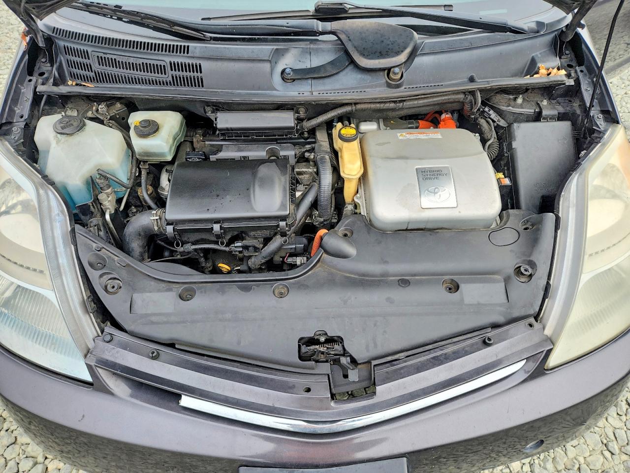 2008 Toyota Prius Base Gray vin: JTDKB20U383354879
