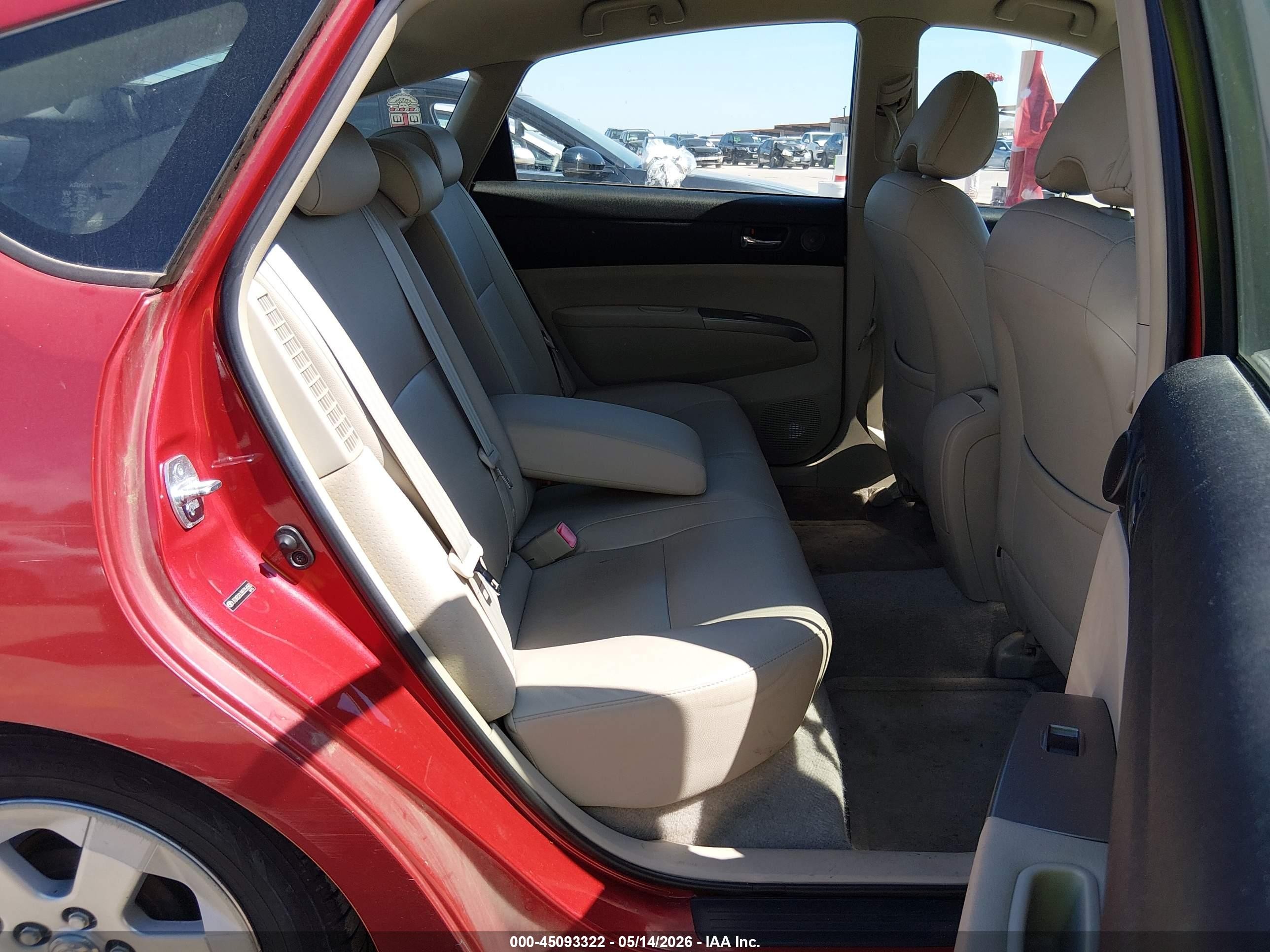 2008 Toyota Prius   Red vin: JTDKB20U383356583