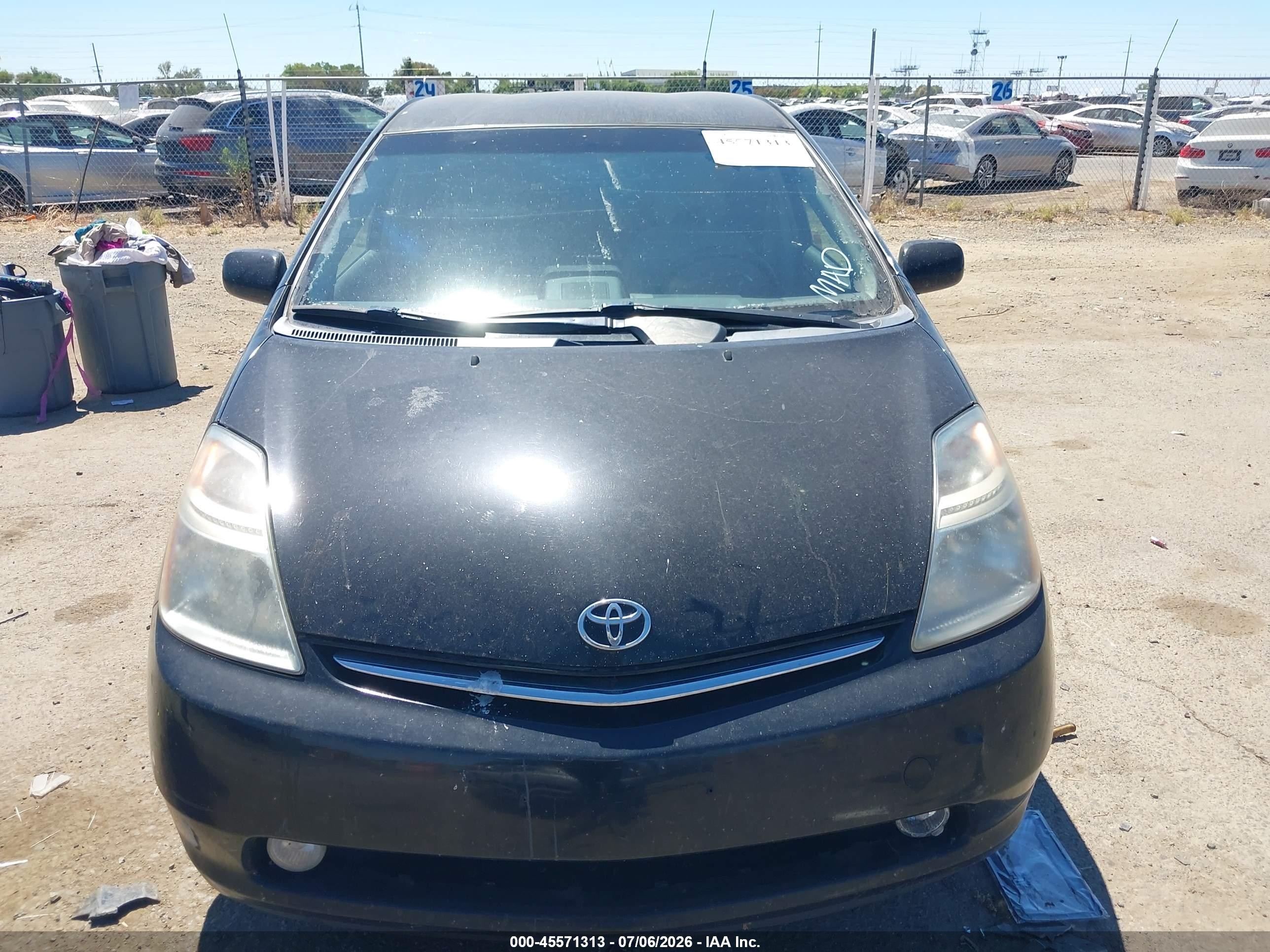 2008 Toyota Prius   Black vin: JTDKB20U383386005