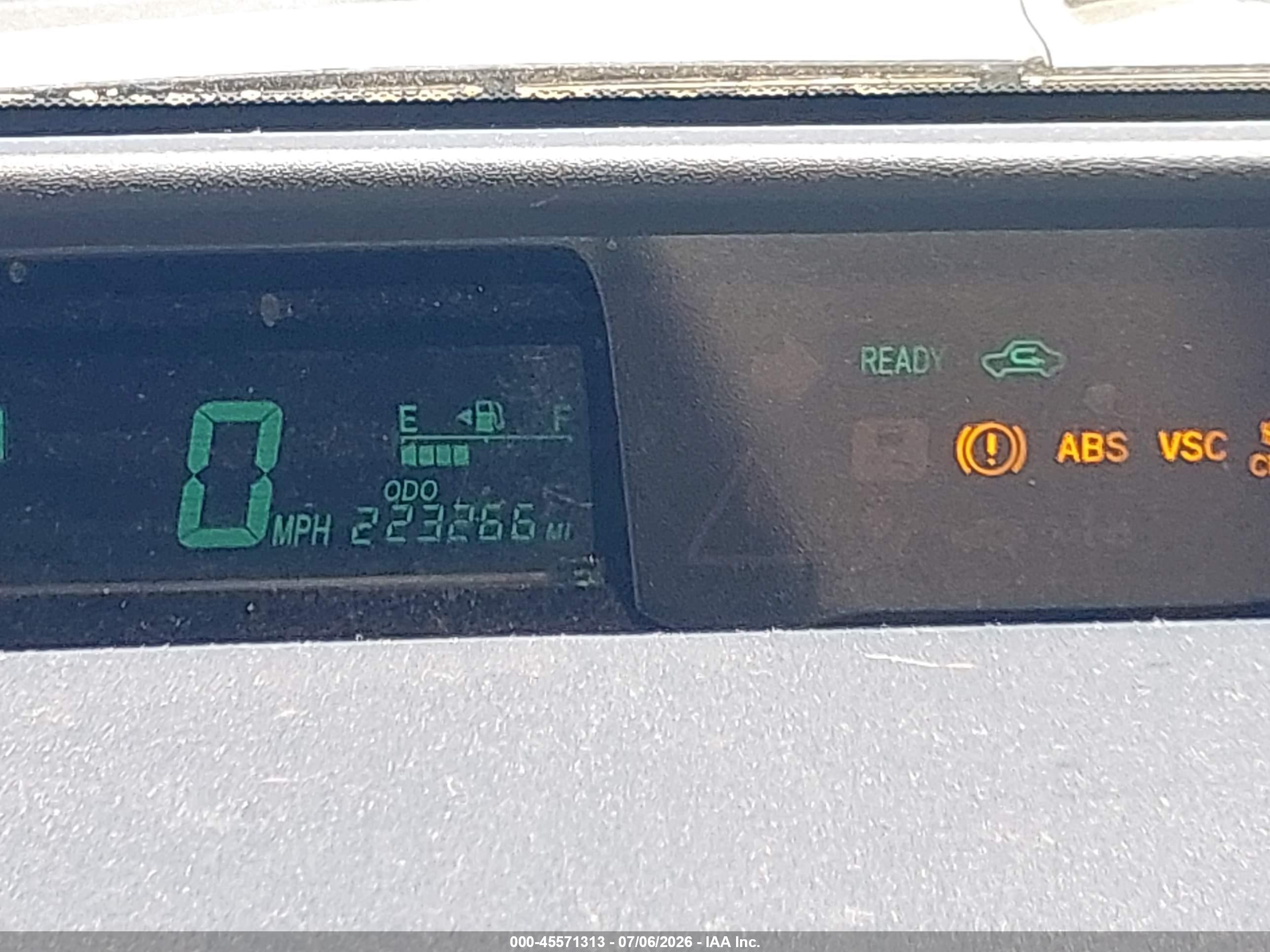 2008 Toyota Prius   Black vin: JTDKB20U383386005