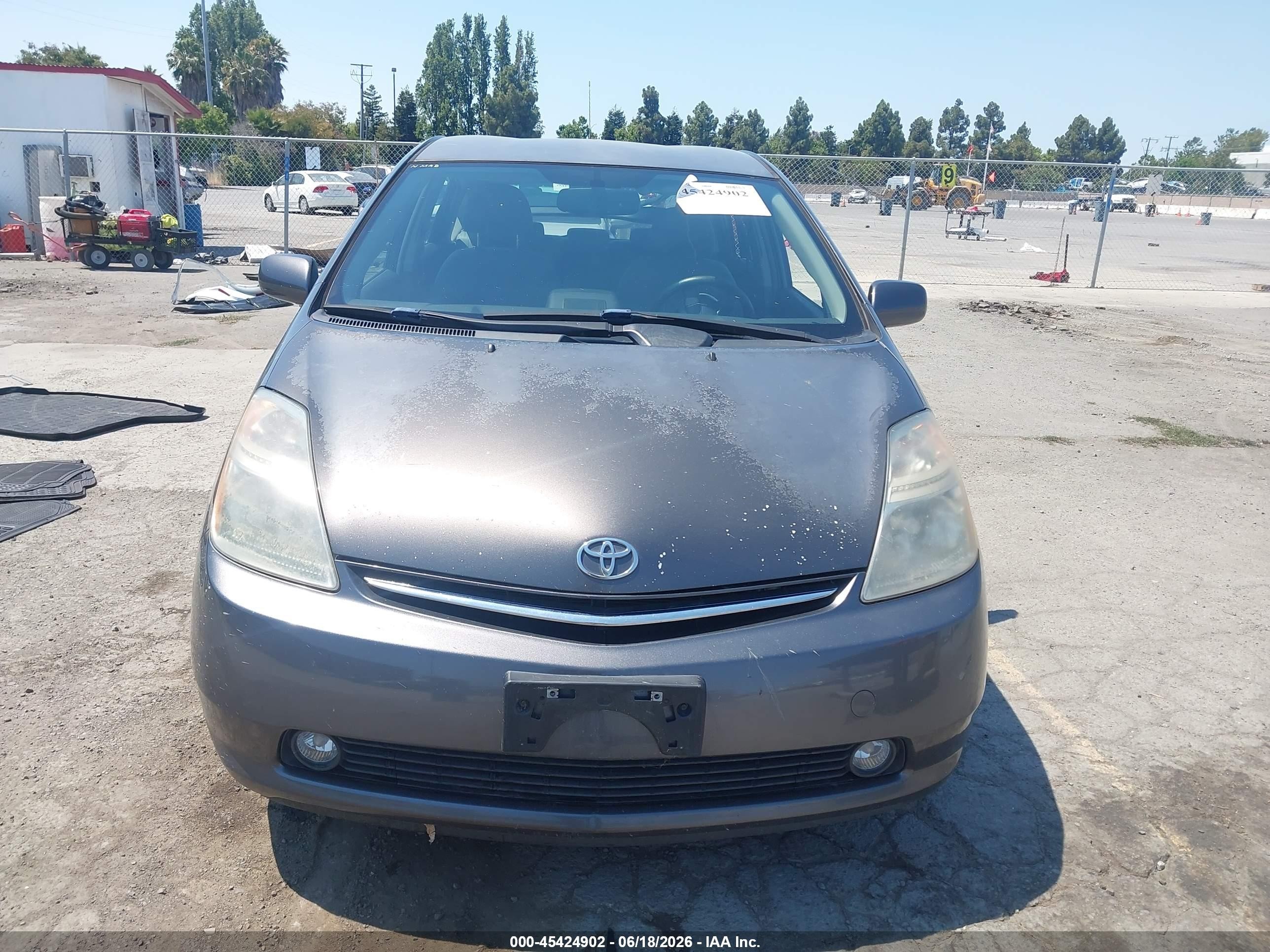 2008 Toyota Prius Gray vin: JTDKB20U383389342