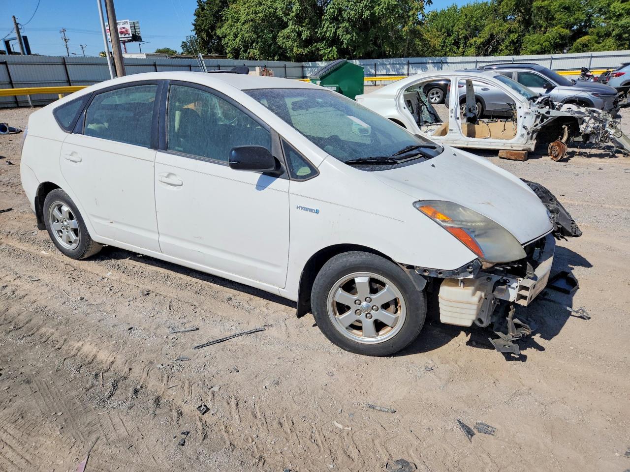 2008 Toyota Prius Base Белый vin: JTDKB20U383394685