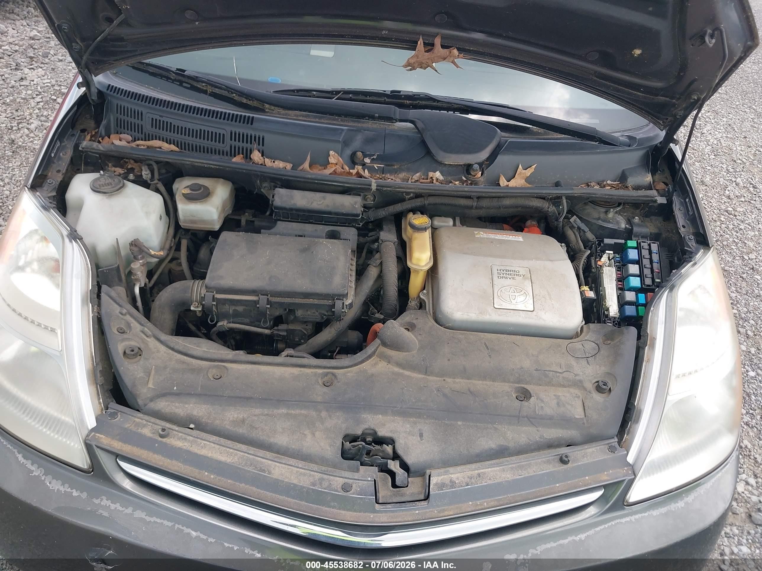 2008 Toyota Prius   Gray vin: JTDKB20U383407323