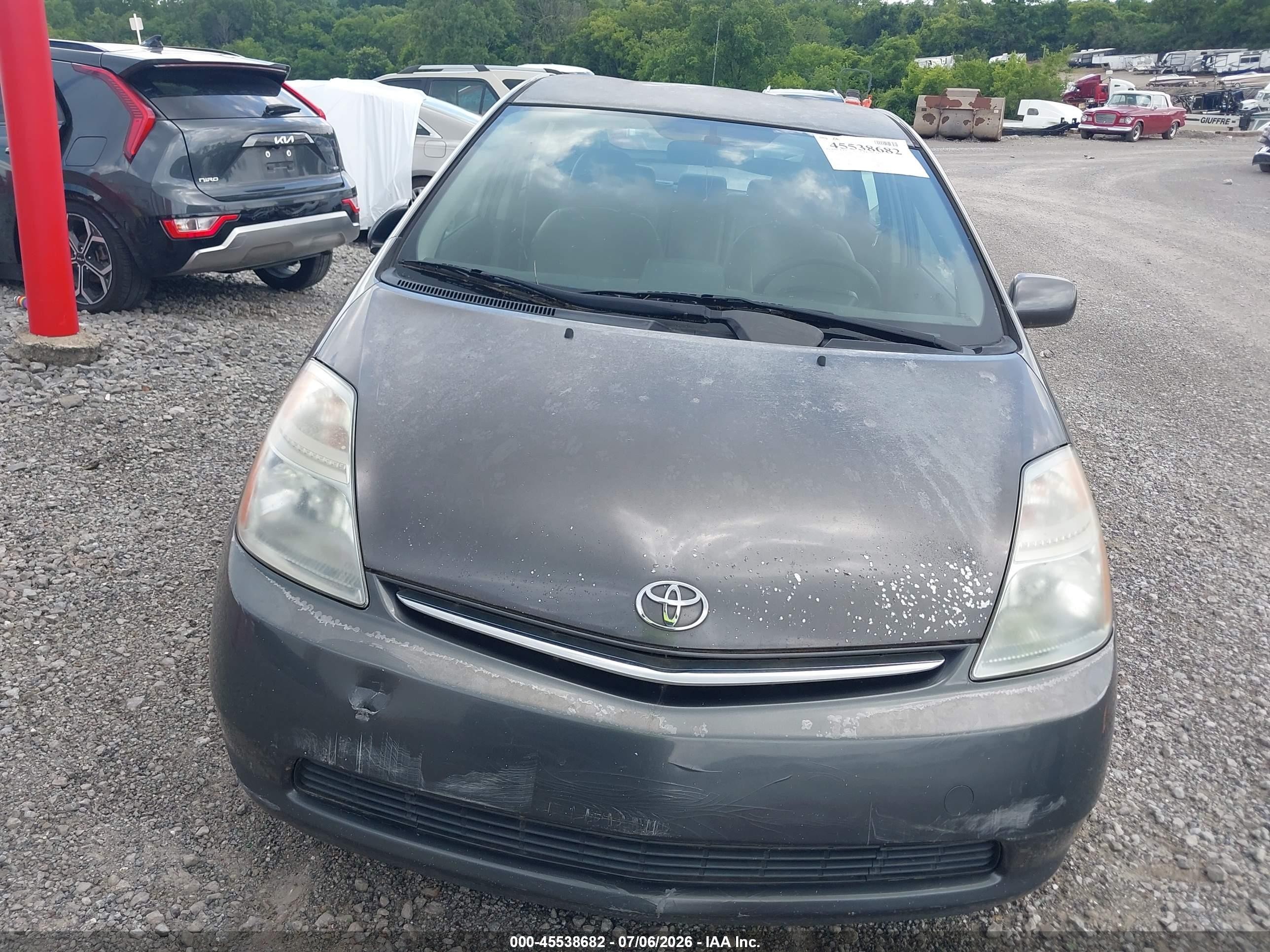 2008 Toyota Prius   Gray vin: JTDKB20U383407323
