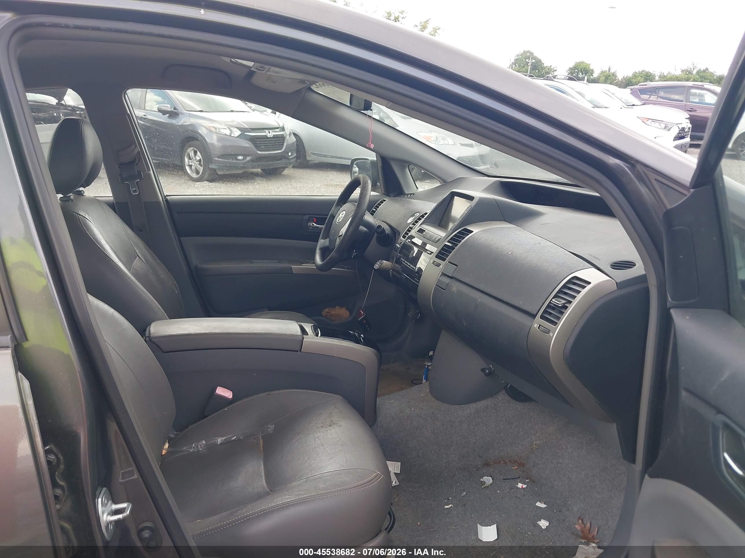 2008 Toyota Prius   Gray vin: JTDKB20U383407323