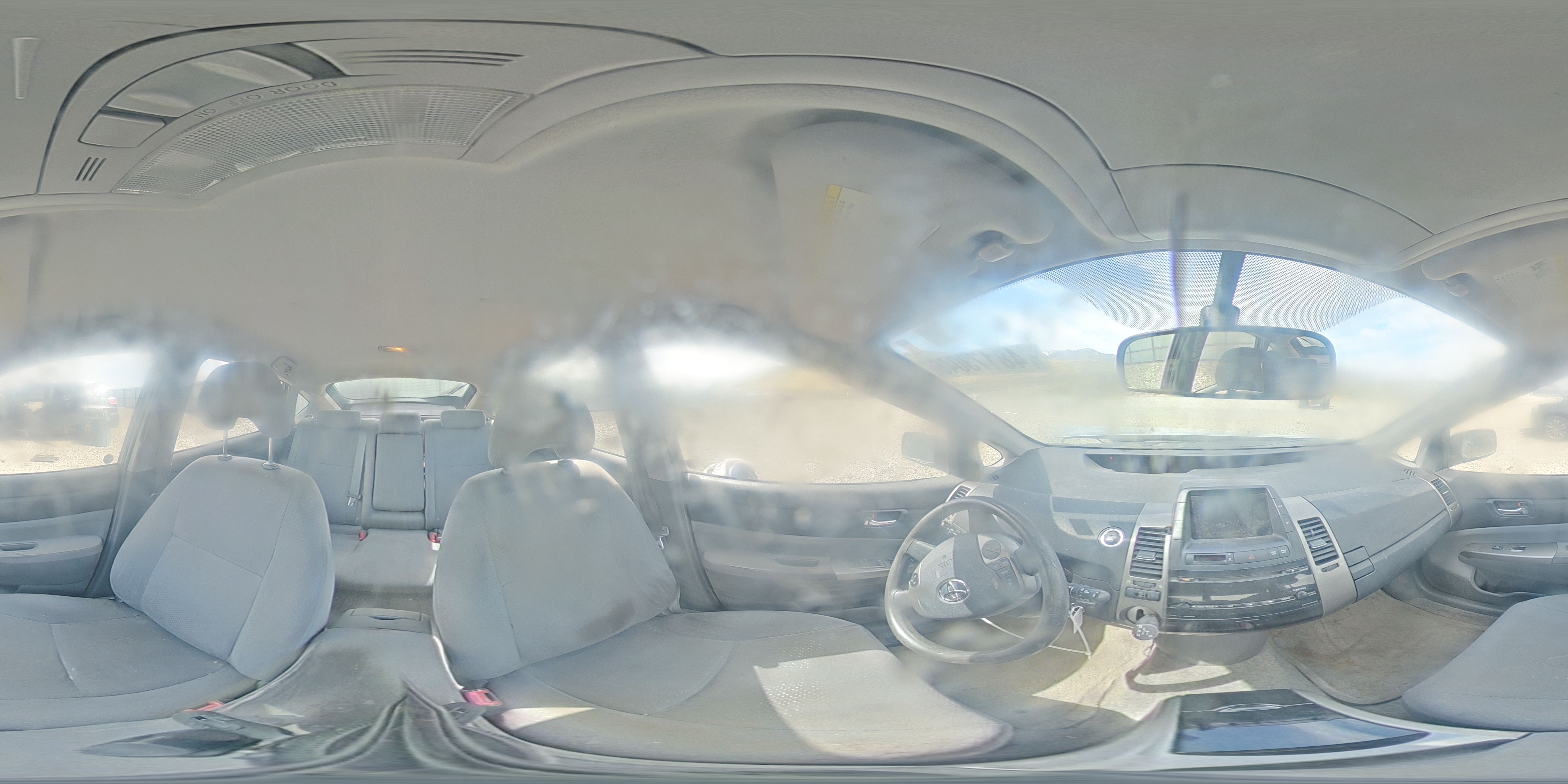 2008 Toyota Prius Base Silver vin: JTDKB20U383407533