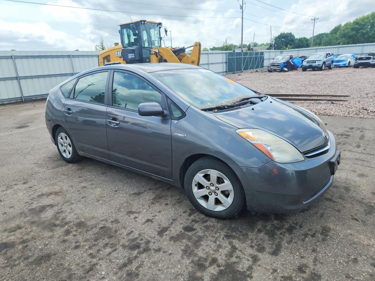2008 Toyota Prius Base Gray vin: JTDKB20U383409301