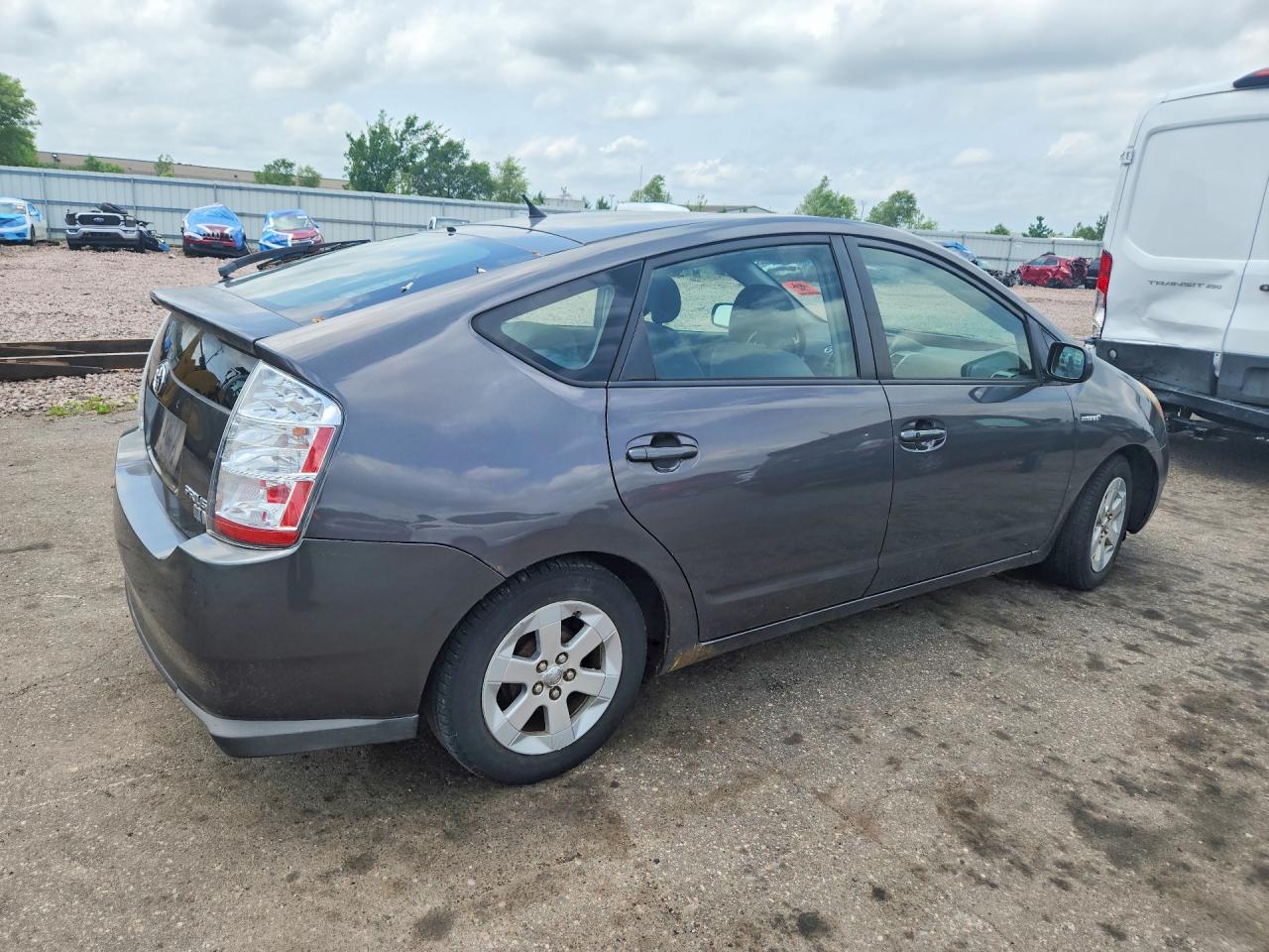 2008 Toyota Prius Base Gray vin: JTDKB20U383409301