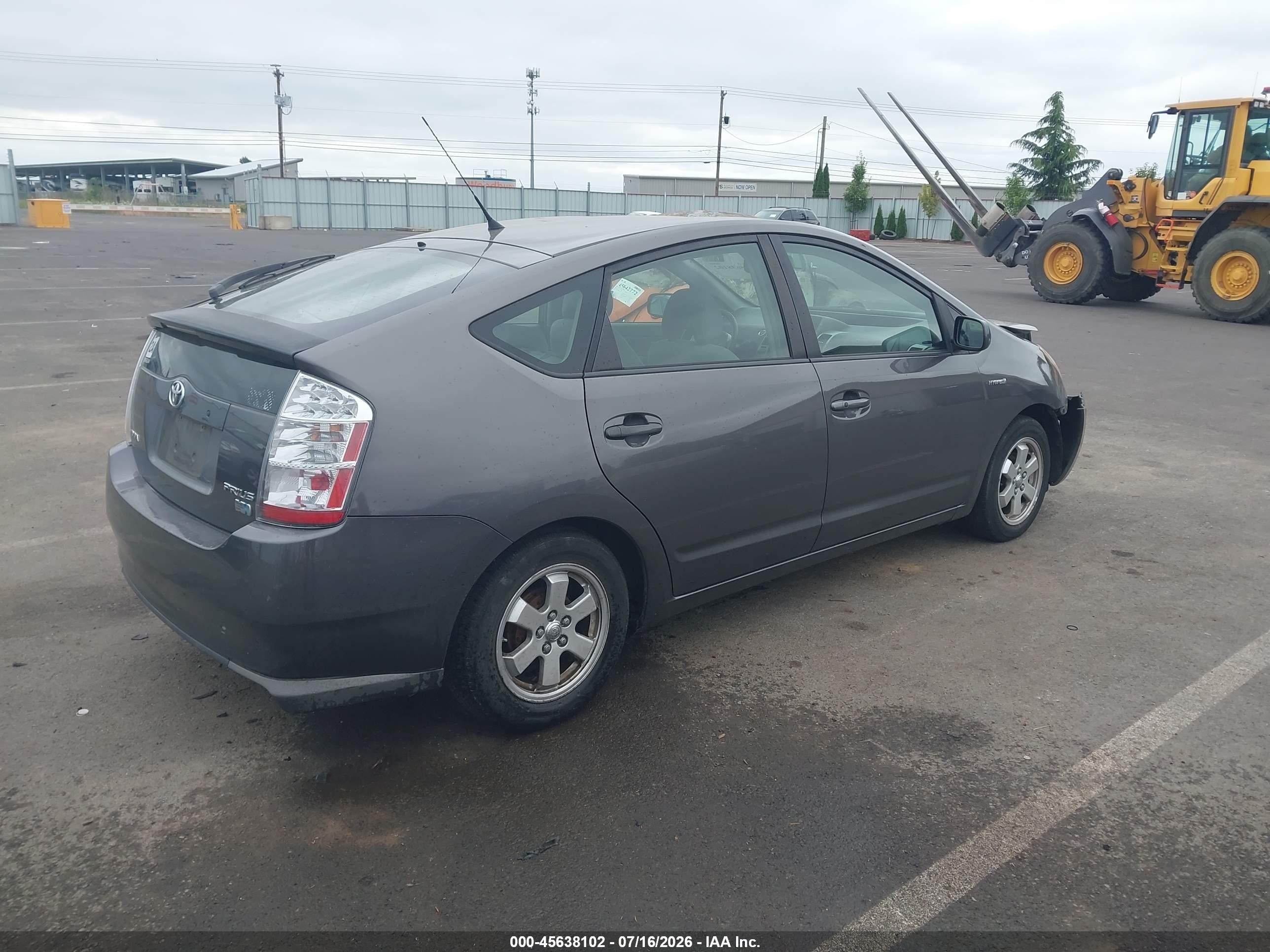 2008 Toyota Prius   Серый vin: JTDKB20U383412053
