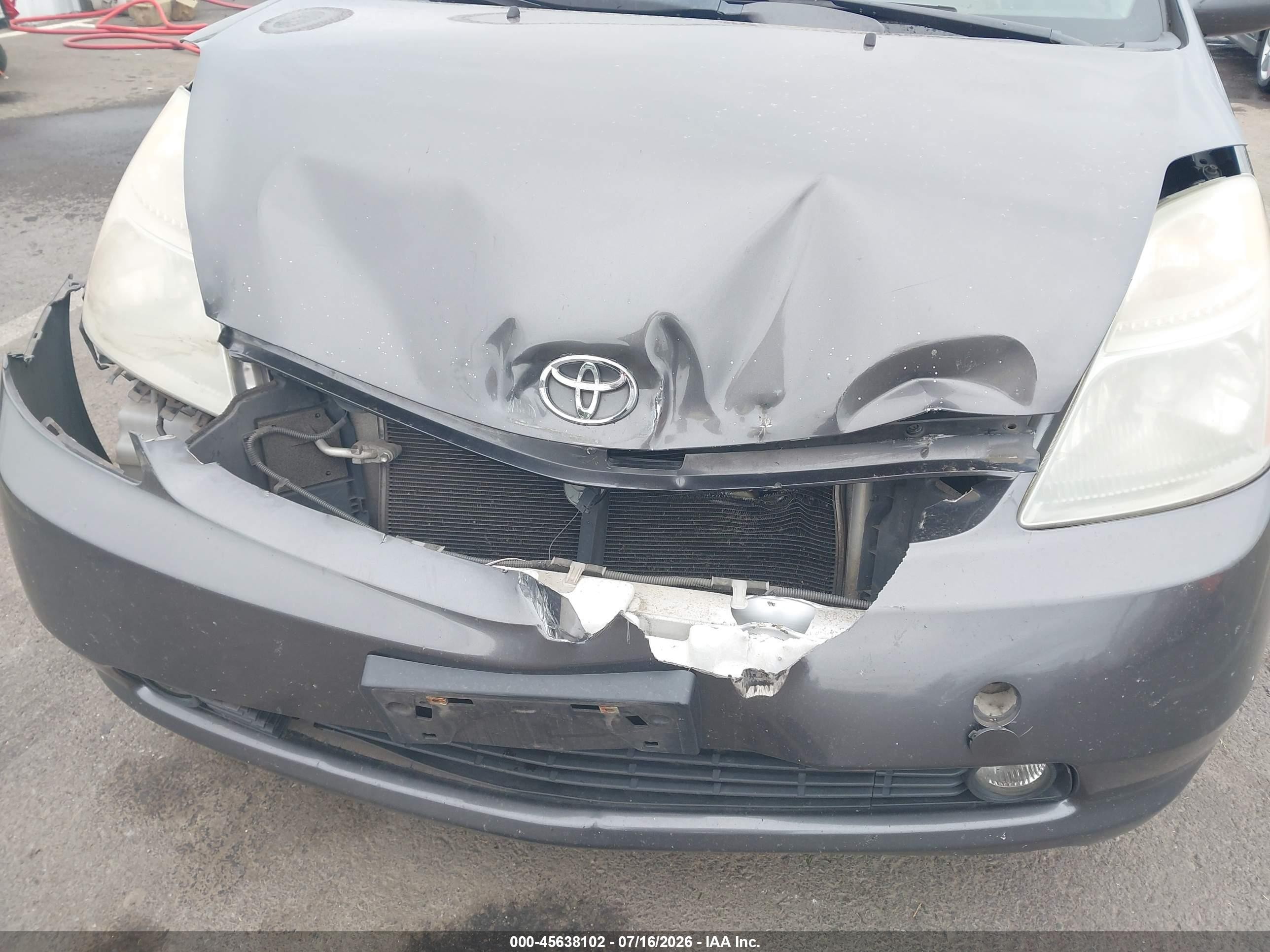 2008 Toyota Prius   Серый vin: JTDKB20U383412053