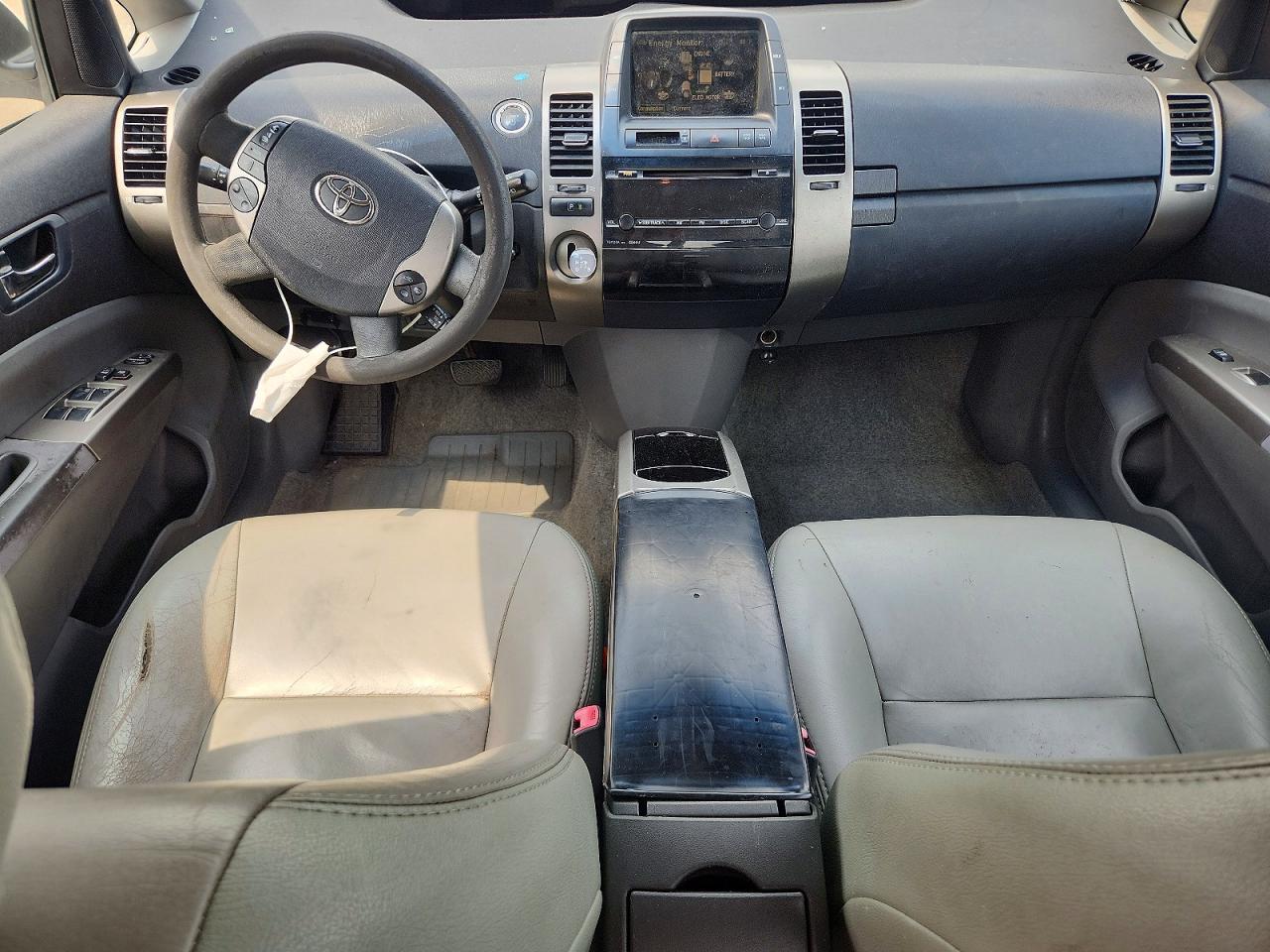 2008 Toyota Prius Base White vin: JTDKB20U383416748