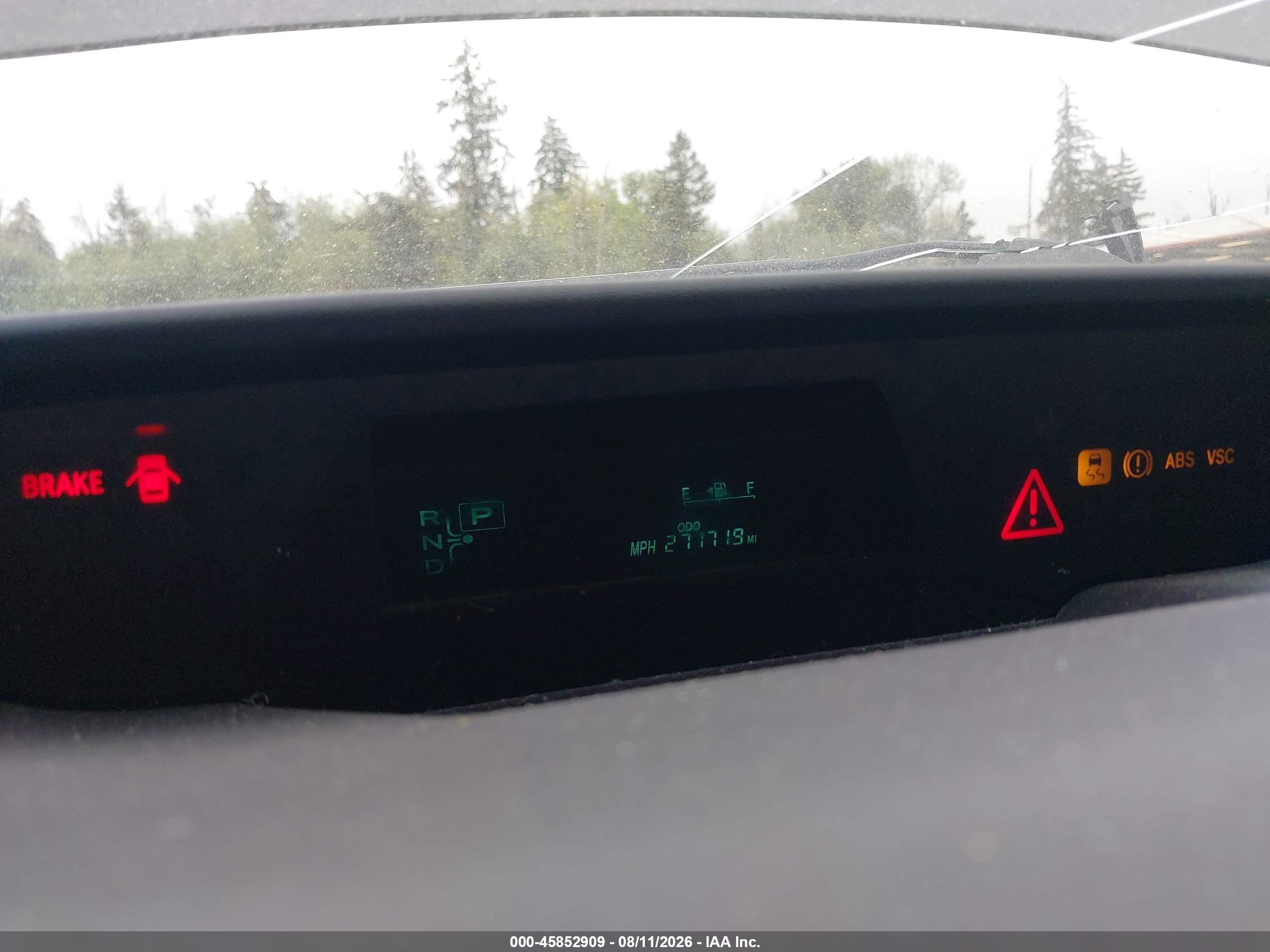 2008 Toyota Prius   Gray vin: JTDKB20U383445361