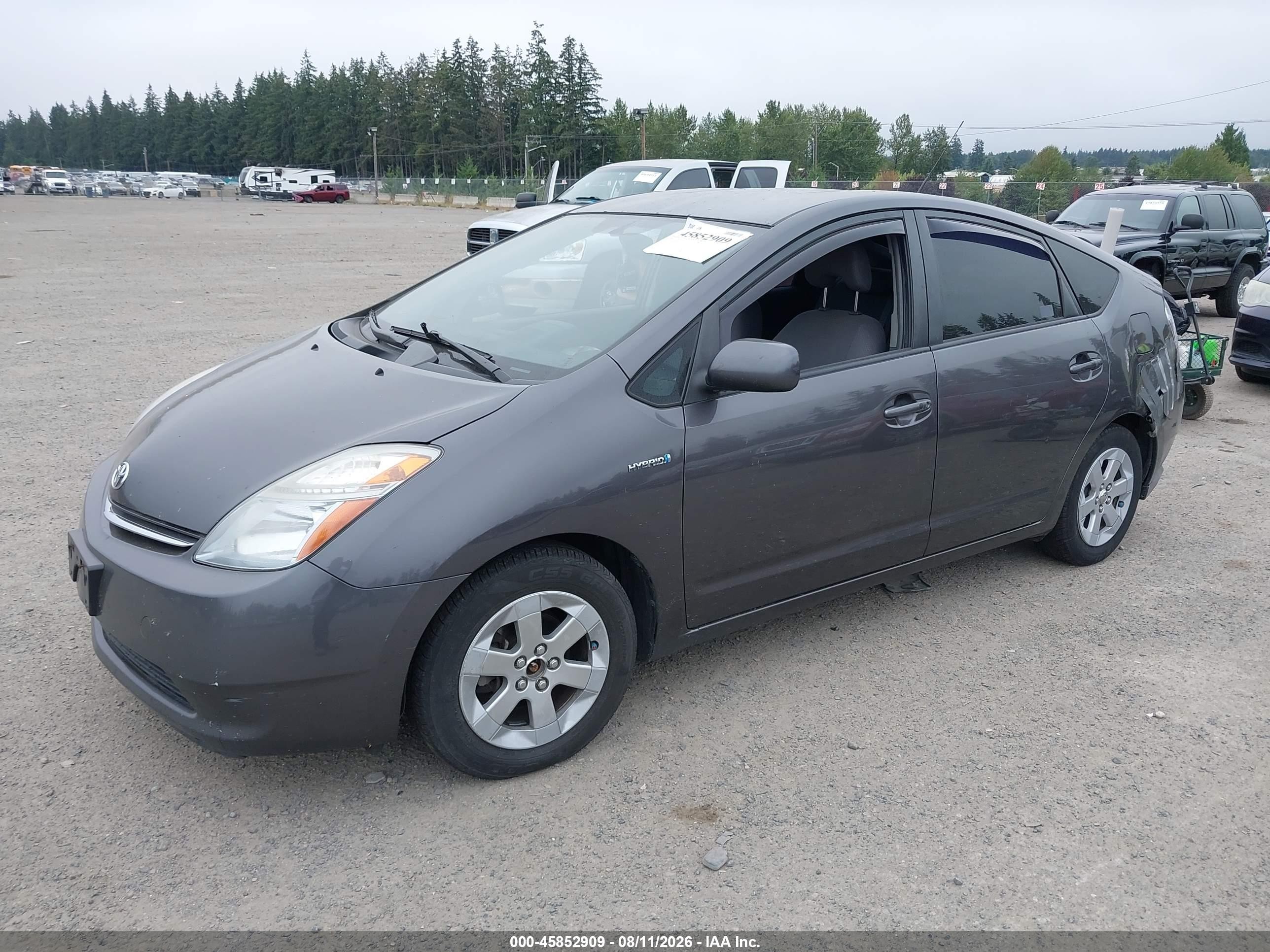 2008 Toyota Prius   Gray vin: JTDKB20U383445361