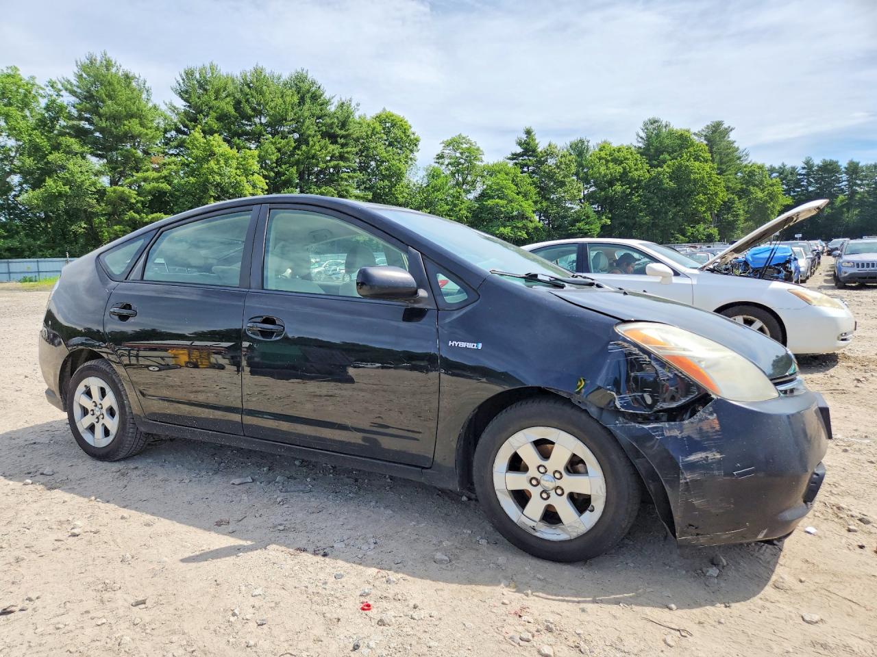 2008 Toyota Prius Base Black vin: JTDKB20U383449250