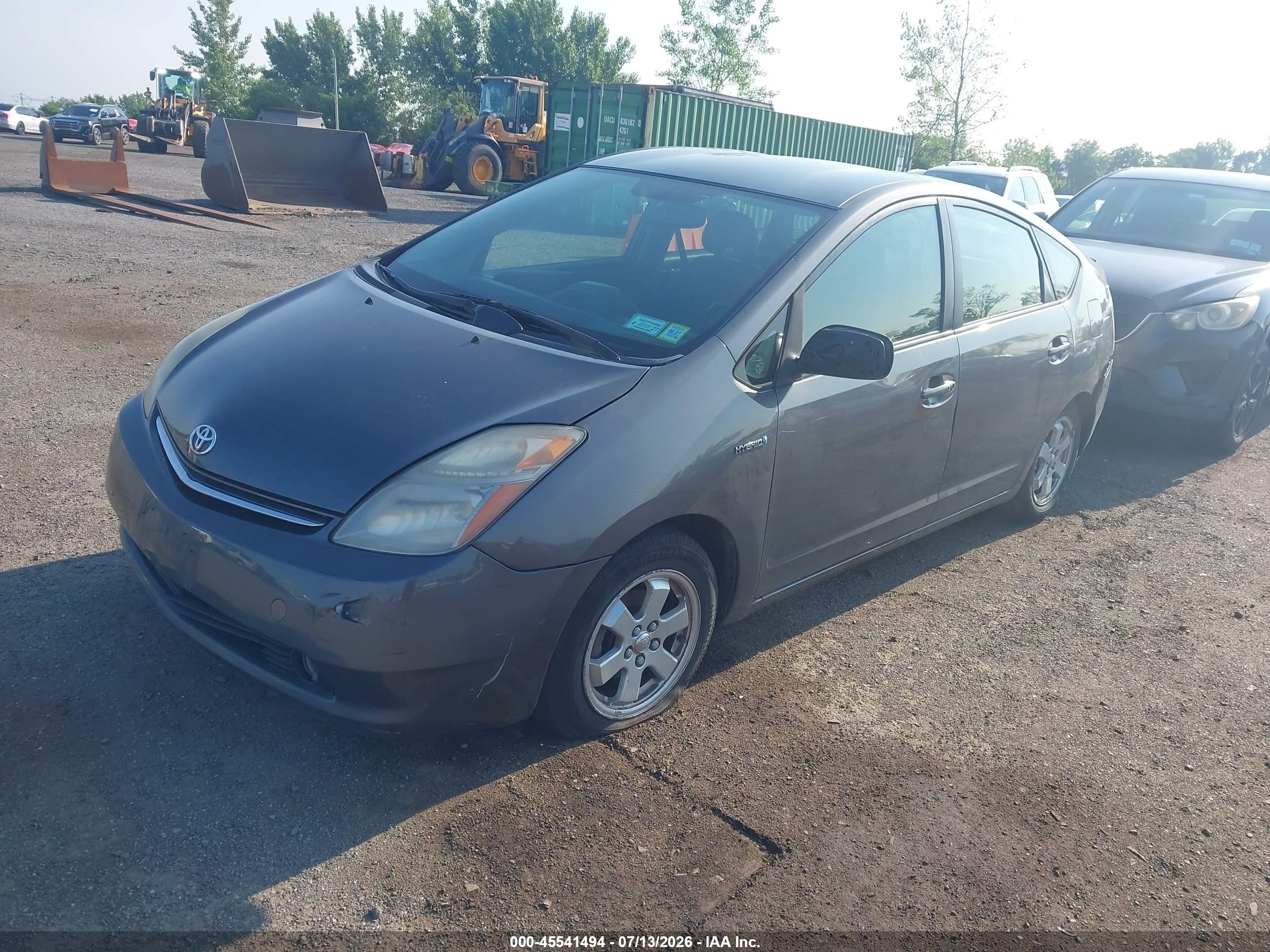 2008 Toyota Prius   Gray vin: JTDKB20U383454478