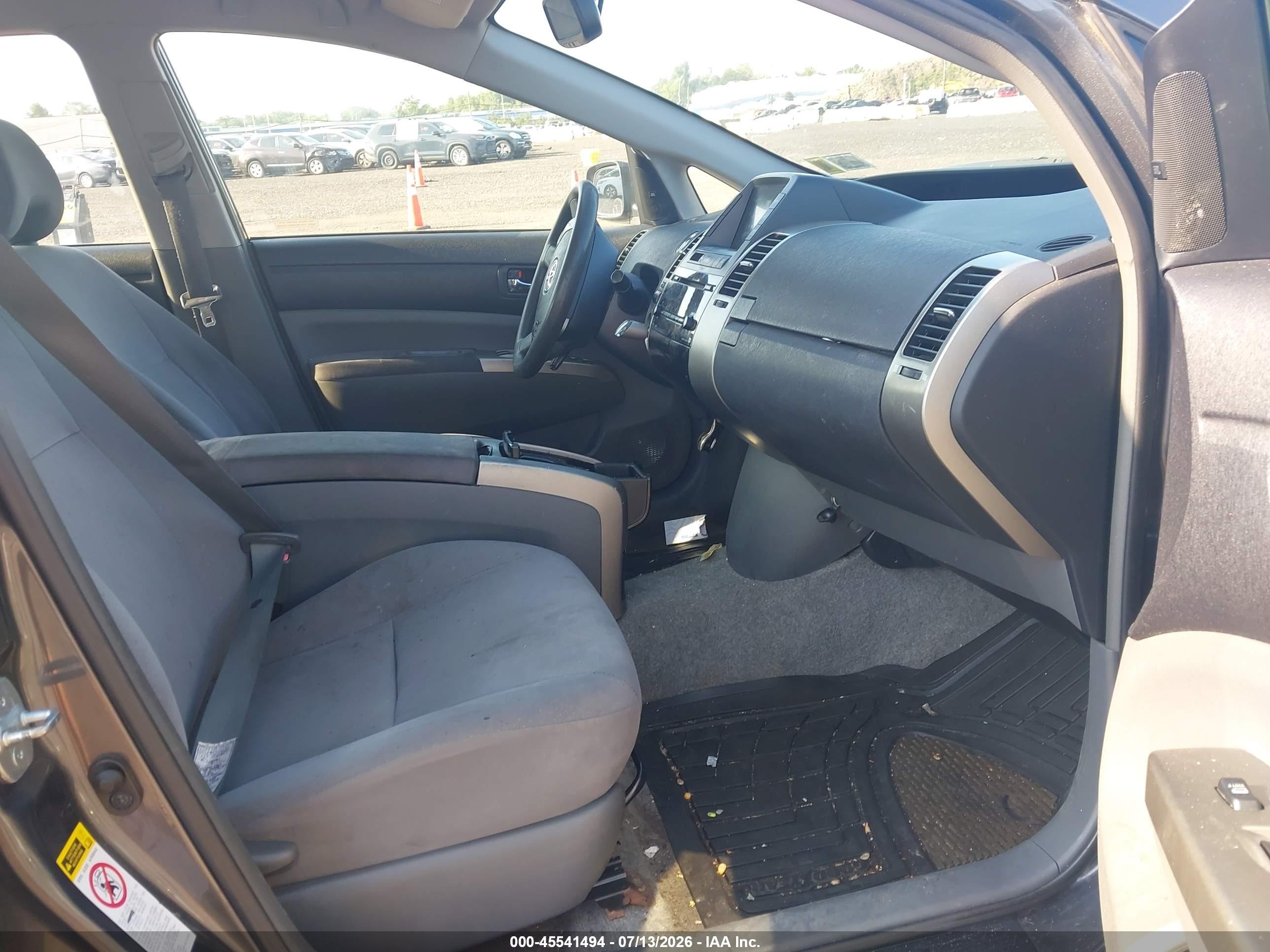 2008 Toyota Prius   Gray vin: JTDKB20U383454478