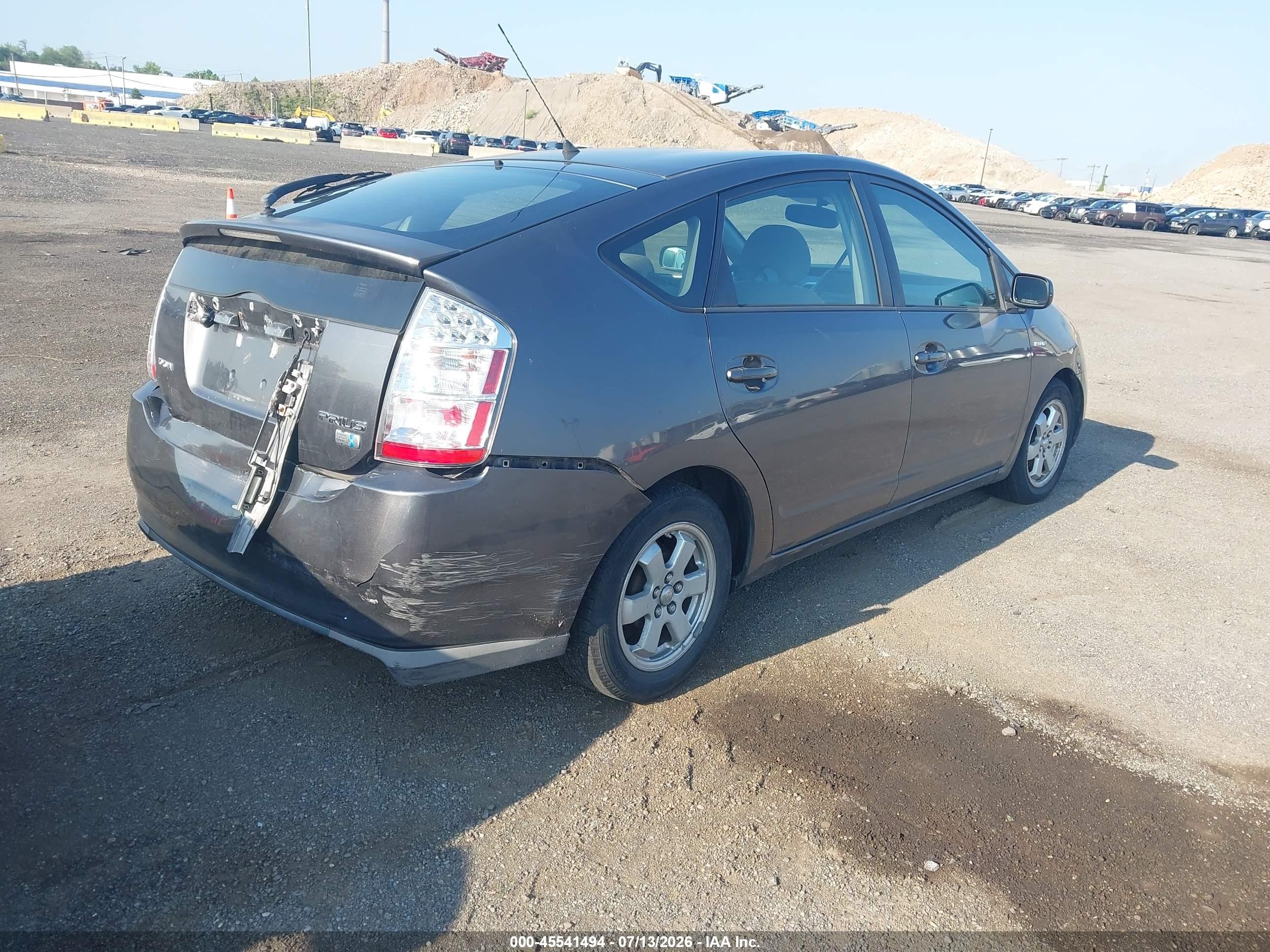 2008 Toyota Prius   Gray vin: JTDKB20U383454478
