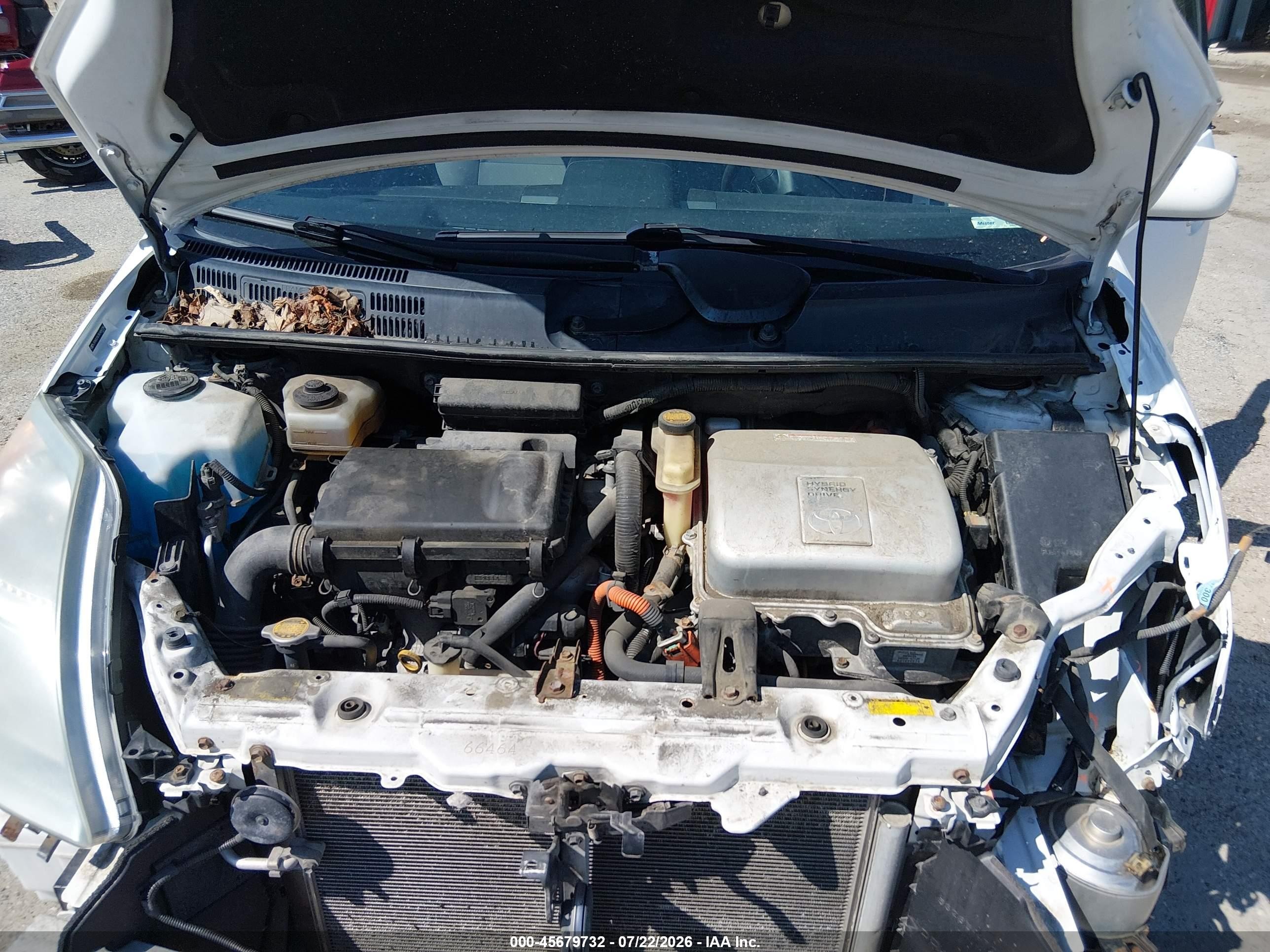 2008 Toyota Prius   Белый vin: JTDKB20U383454786