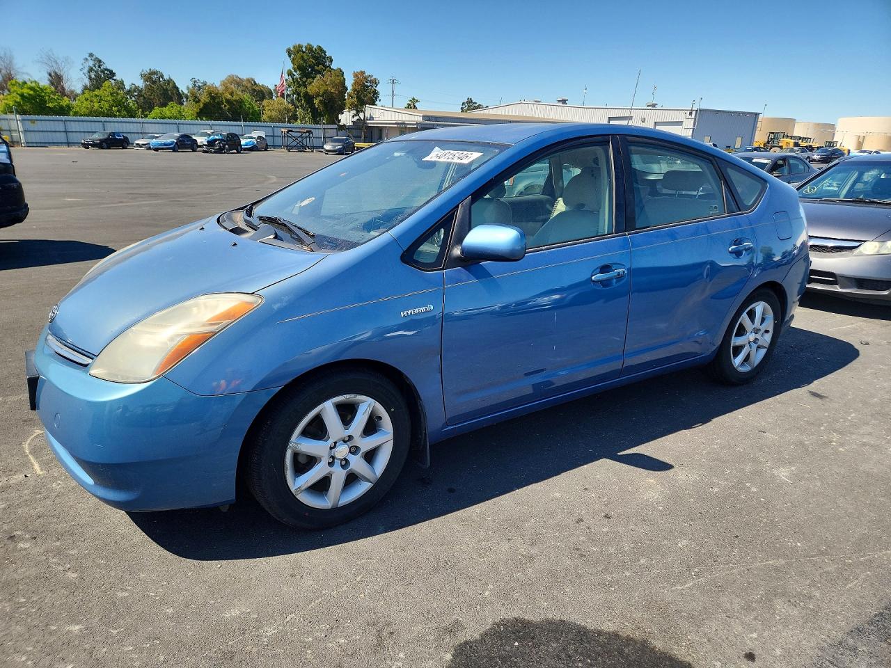 2008 Toyota Prius Touring Blue vin: JTDKB20U387694767