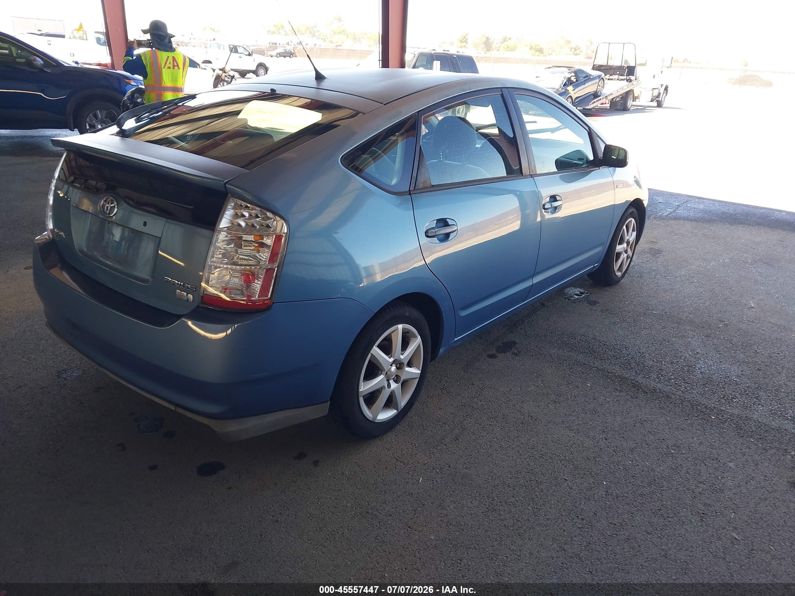 2008 Toyota Prius Touring Blue vin: JTDKB20U387696826
