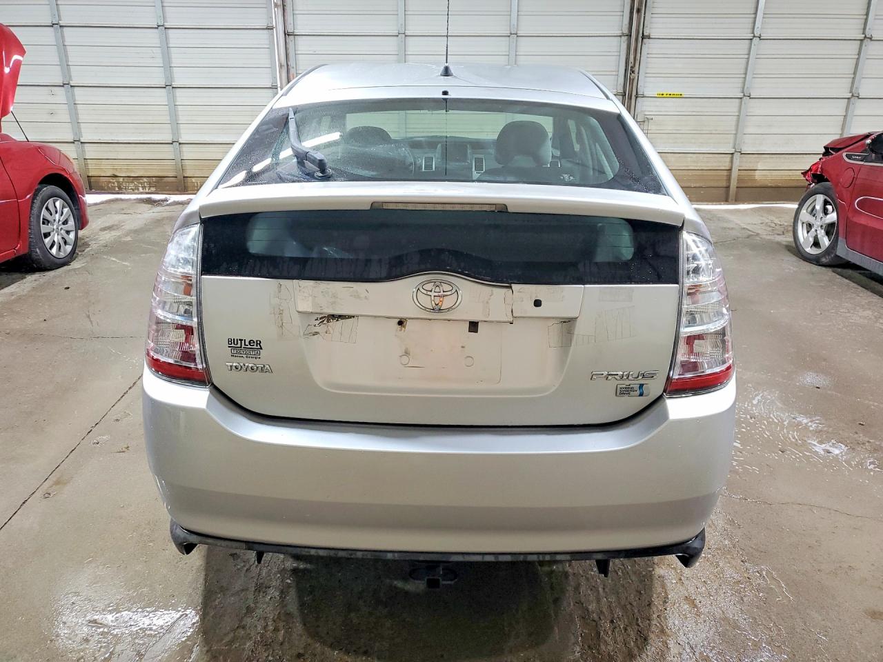 2008 Toyota Prius Base Silver vin: JTDKB20U387698317