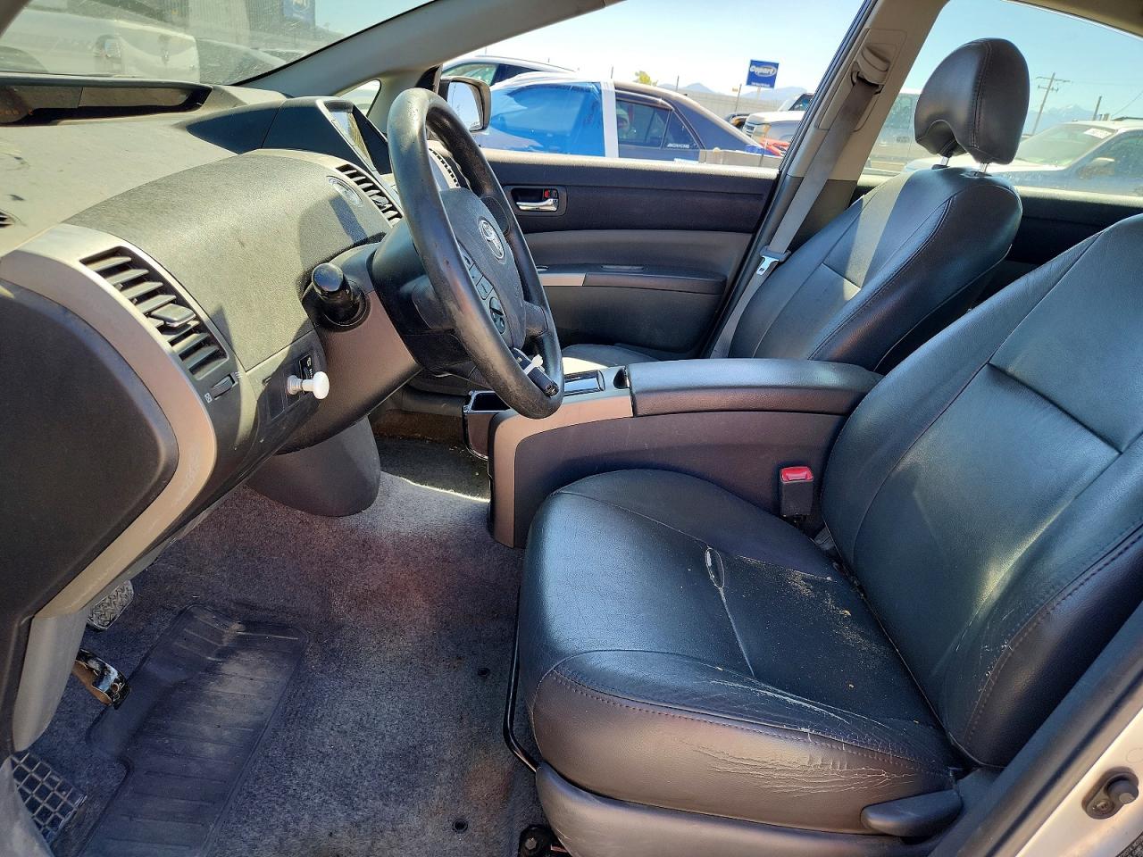 2008 Toyota Prius Base Серебряный vin: JTDKB20U387704259