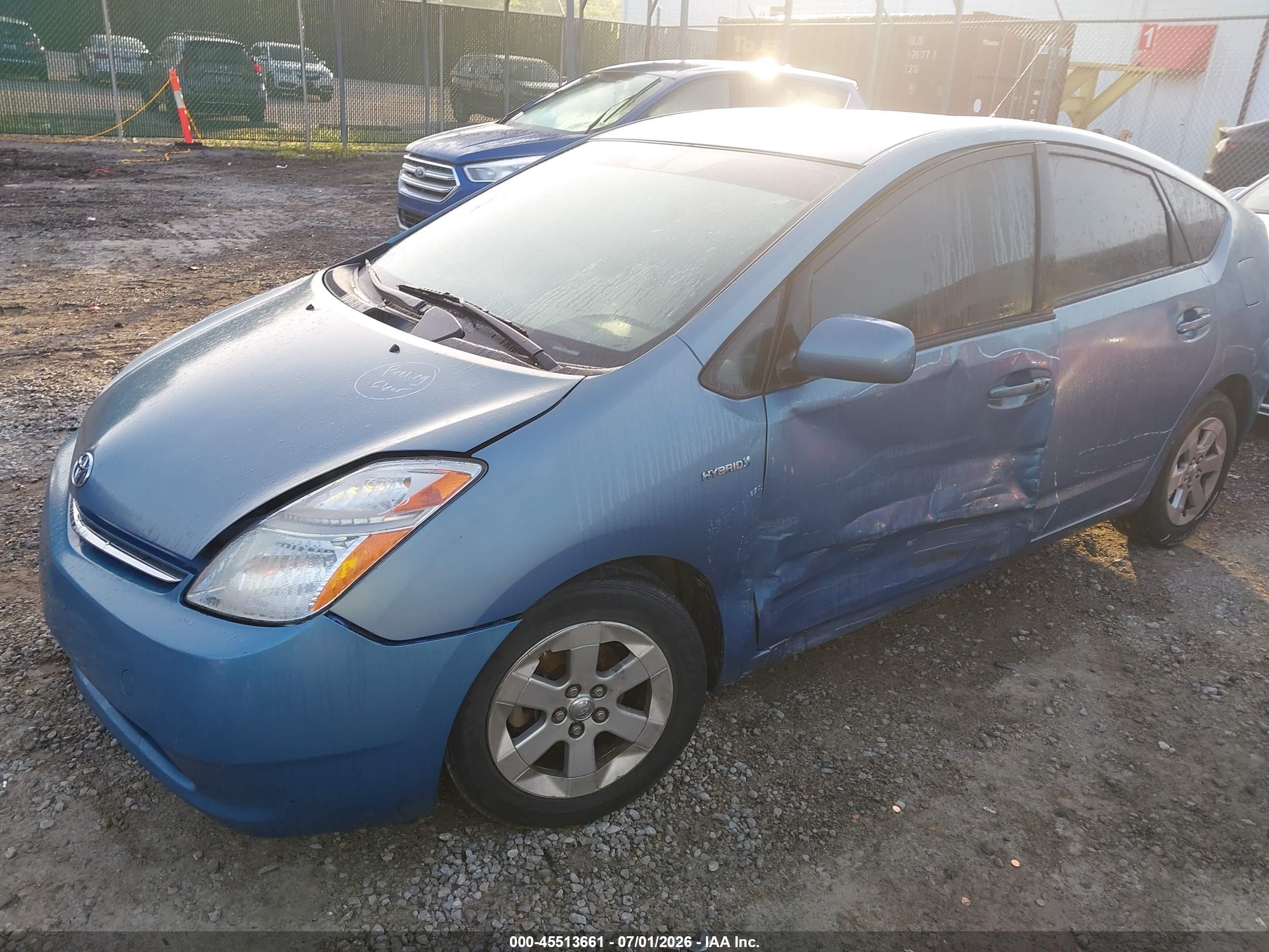 2008 Toyota Prius   Blue vin: JTDKB20U387723748