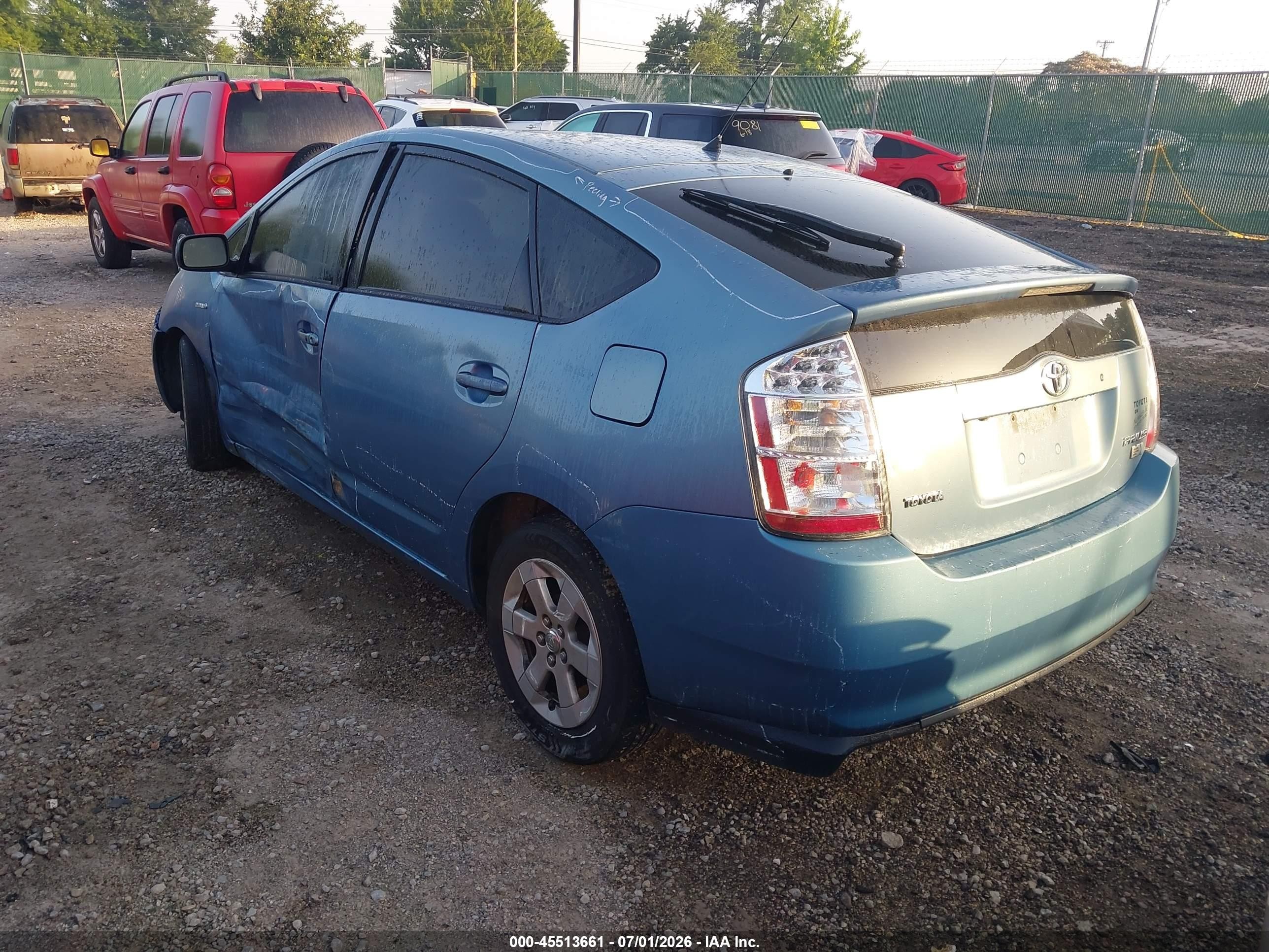 2008 Toyota Prius   Blue vin: JTDKB20U387723748