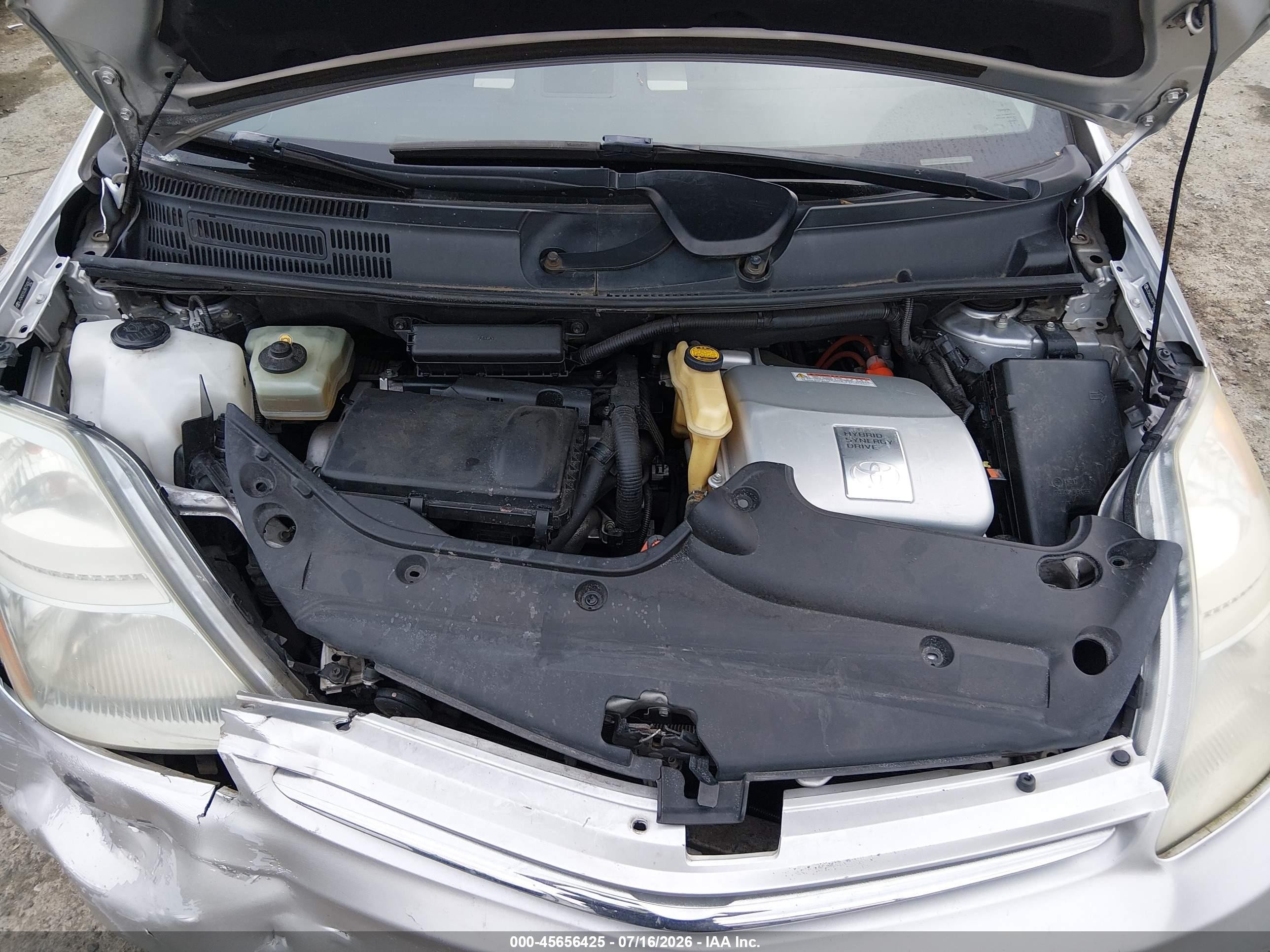 2008 Toyota Prius   Silver vin: JTDKB20U387740677