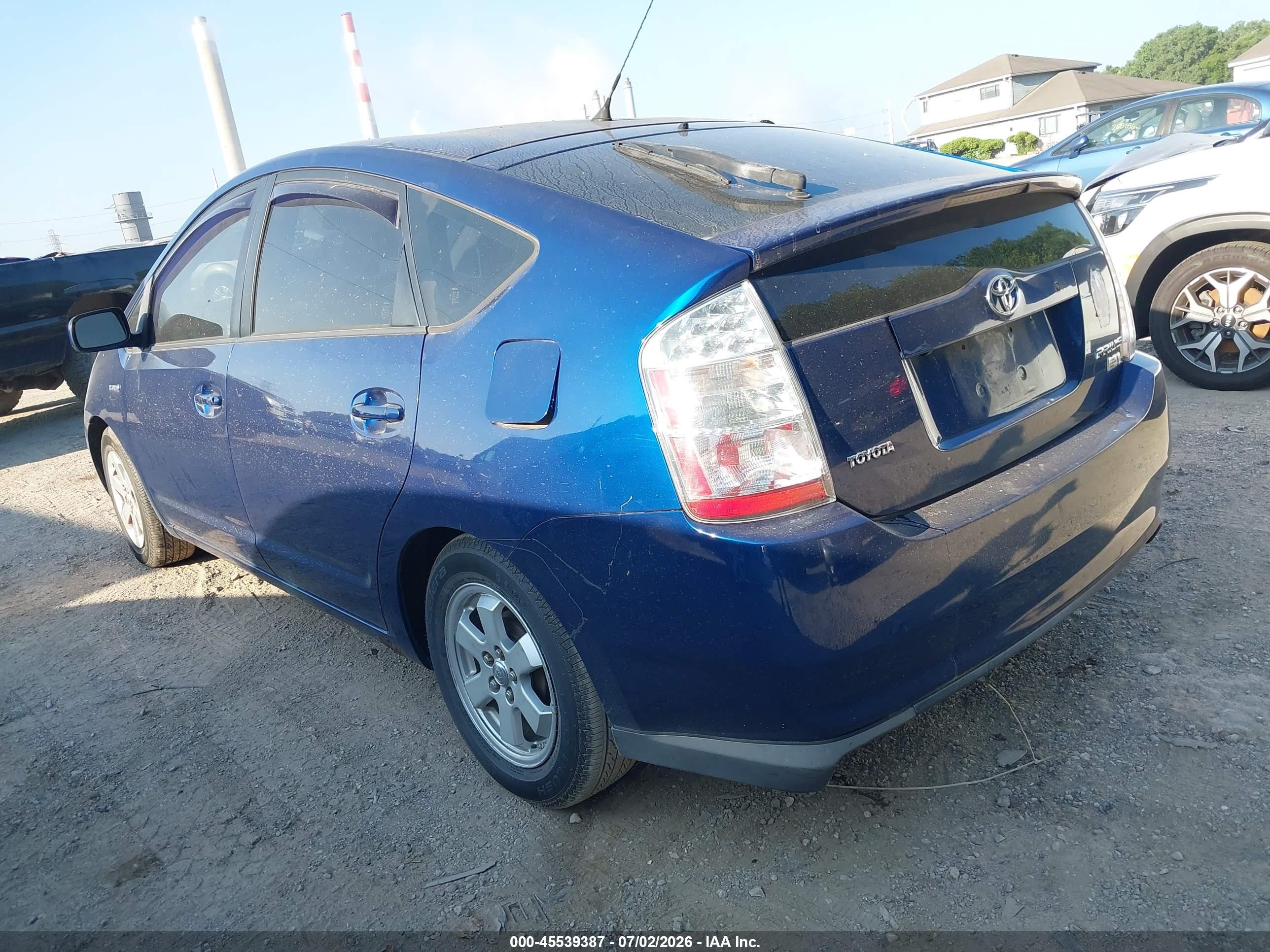 2008 Toyota Prius   Blue vin: JTDKB20U387743353