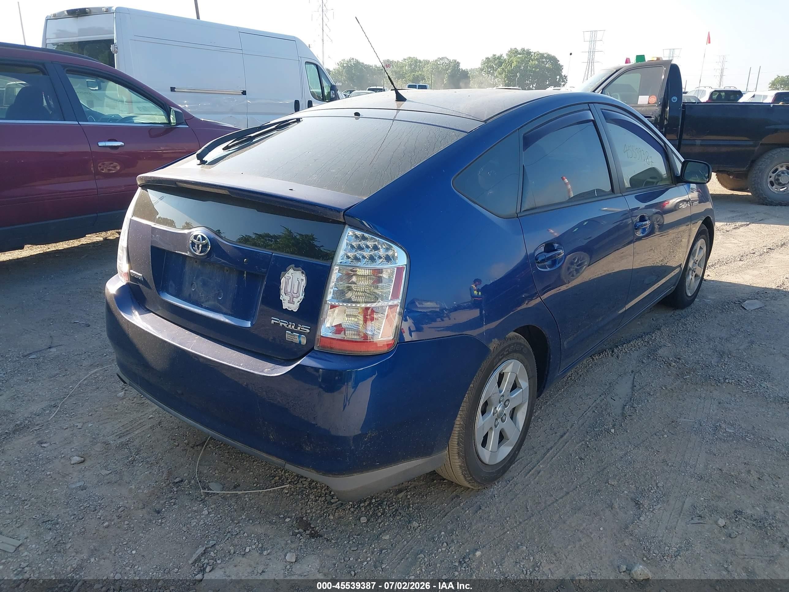 2008 Toyota Prius   Blue vin: JTDKB20U387743353