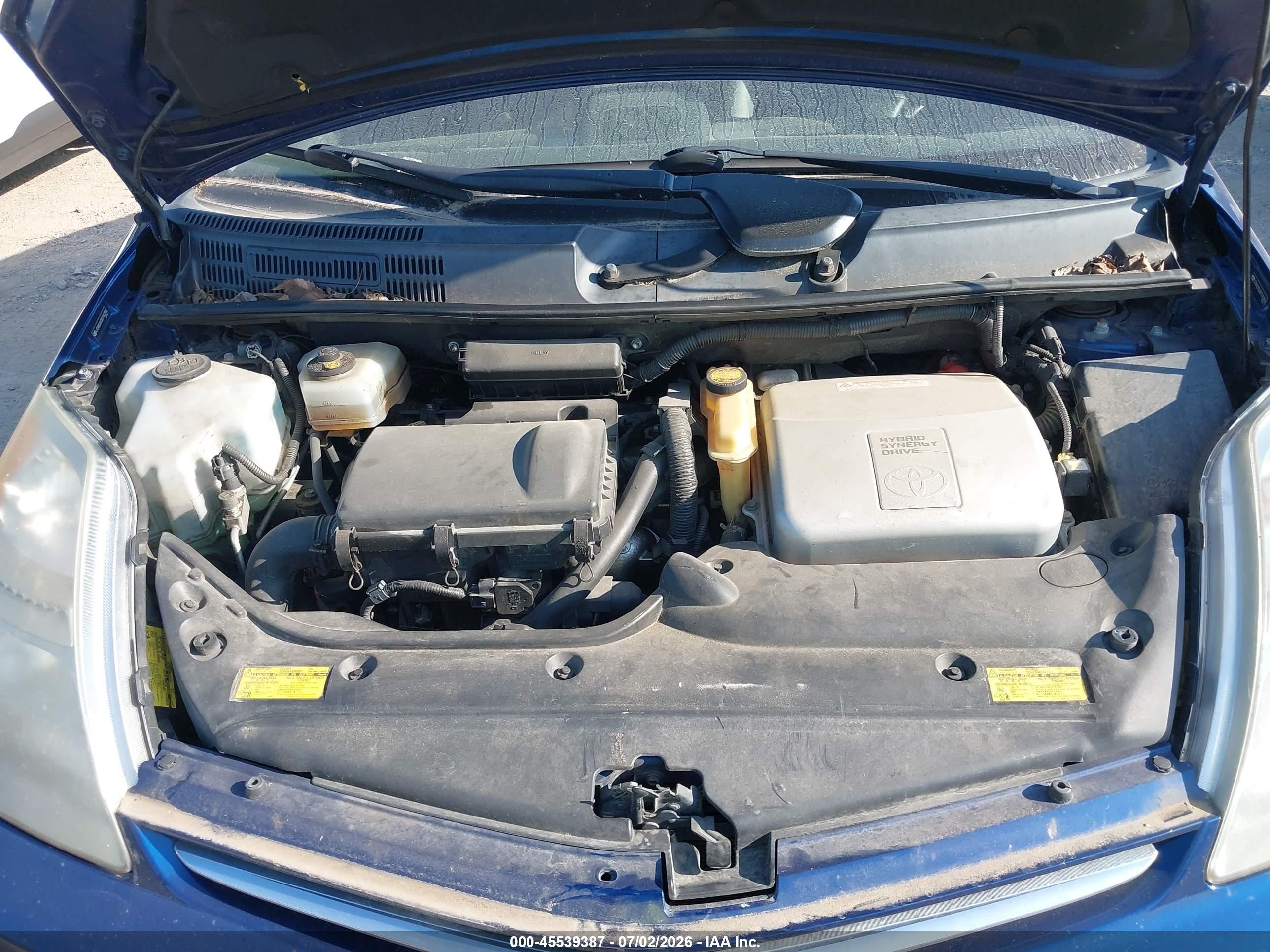 2008 Toyota Prius   Blue vin: JTDKB20U387743353
