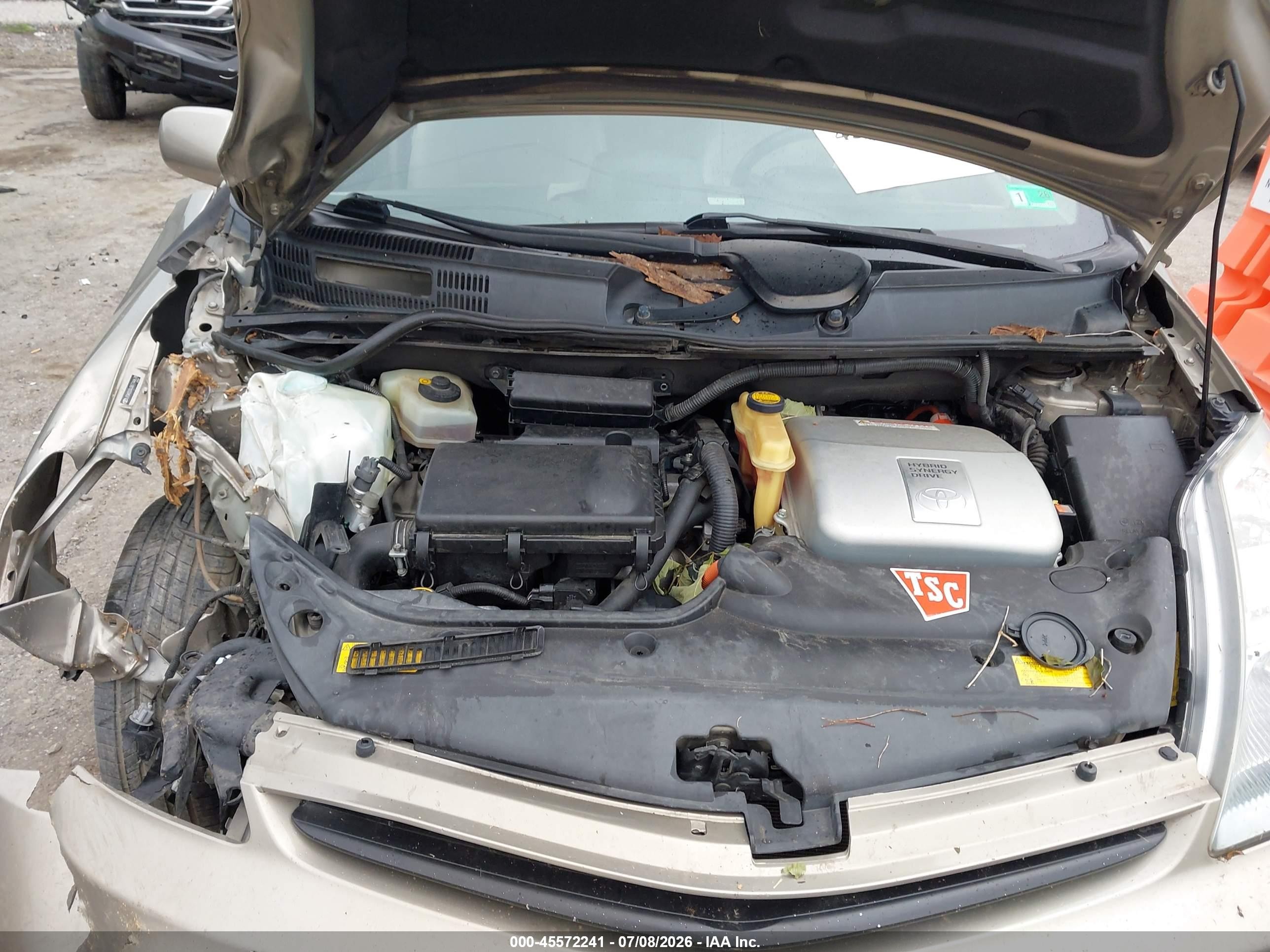 2008 Toyota Prius Золотой vin: JTDKB20U387744678