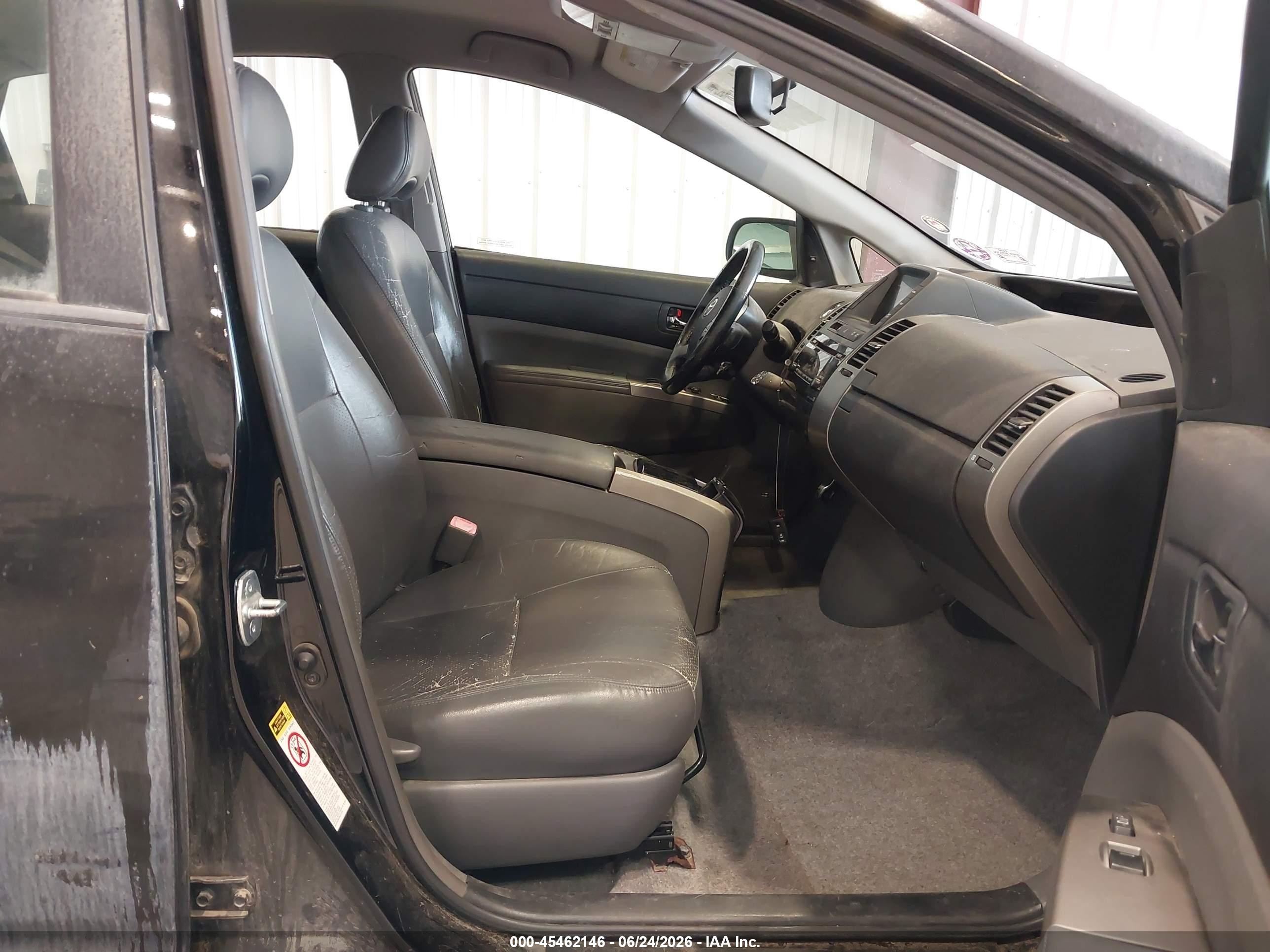 2008 Toyota Prius   Black vin: JTDKB20U387767197