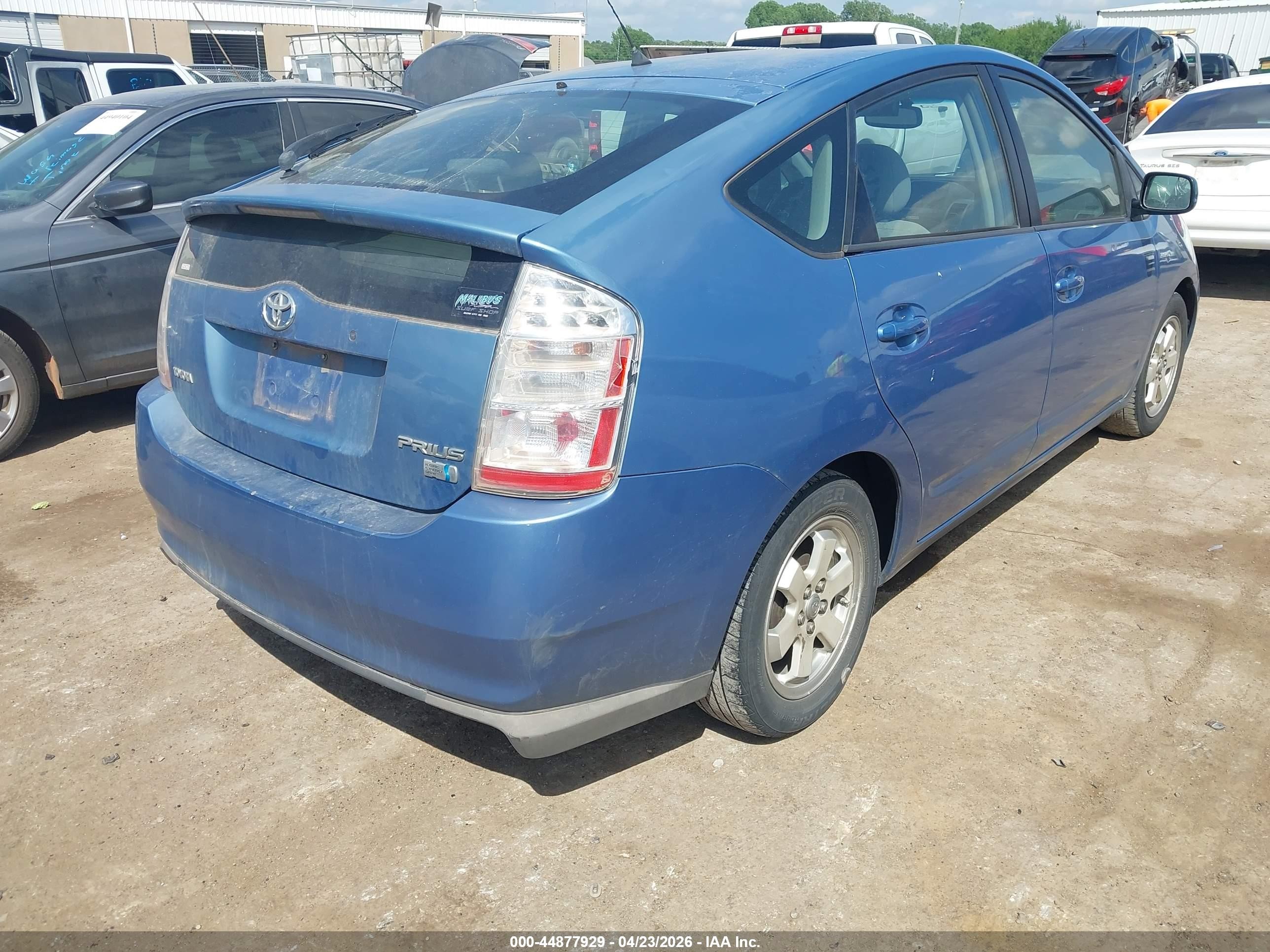 2008 Toyota Prius   Light Blue vin: JTDKB20U387774182