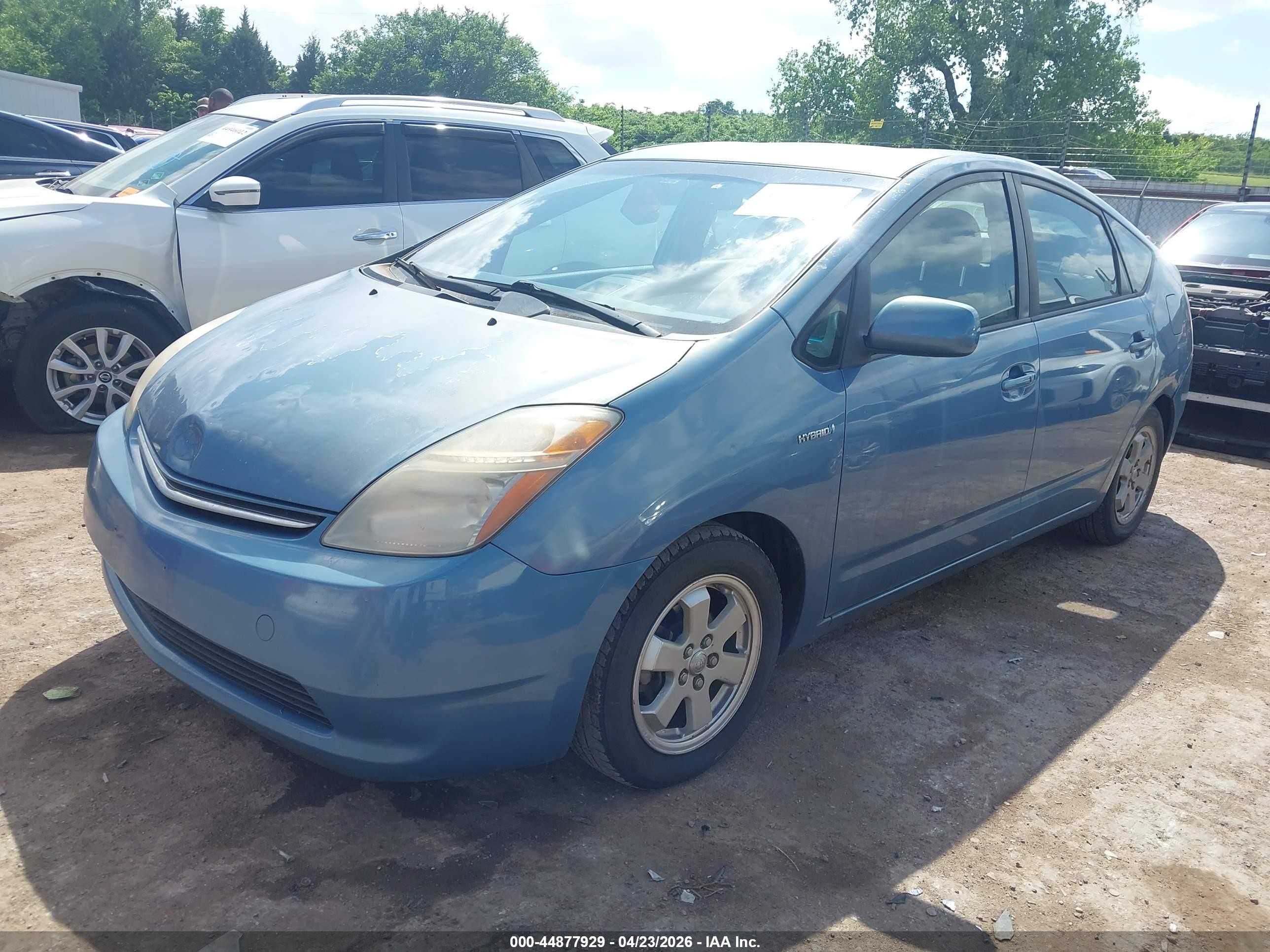 2008 Toyota Prius   Light Blue vin: JTDKB20U387774182